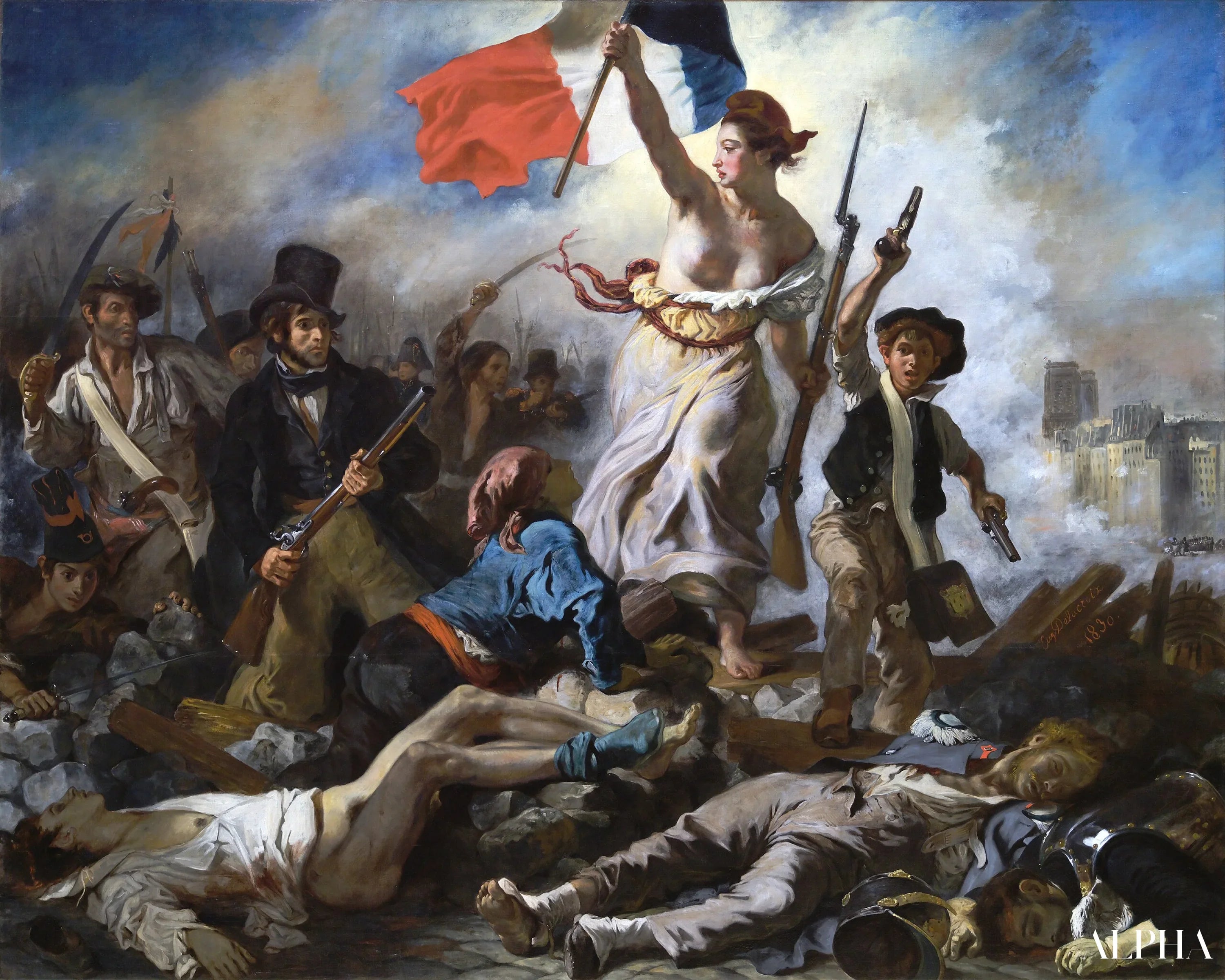 150 Kuuluisat maalaukset Eugène Delacroix'n teoksista