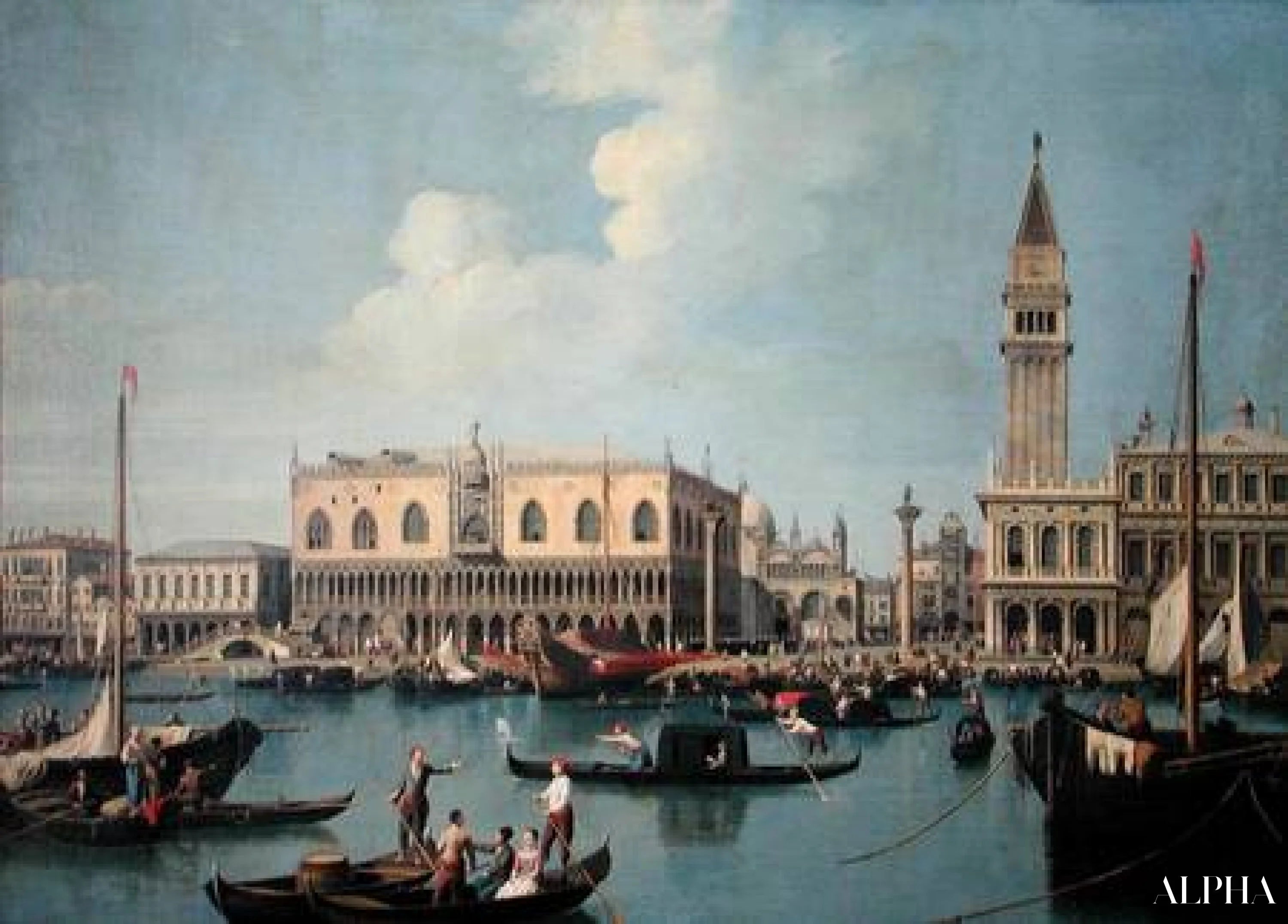 200 Kuuluisat maalaukset Giovanni Antonio Canalilta (Canaletto)