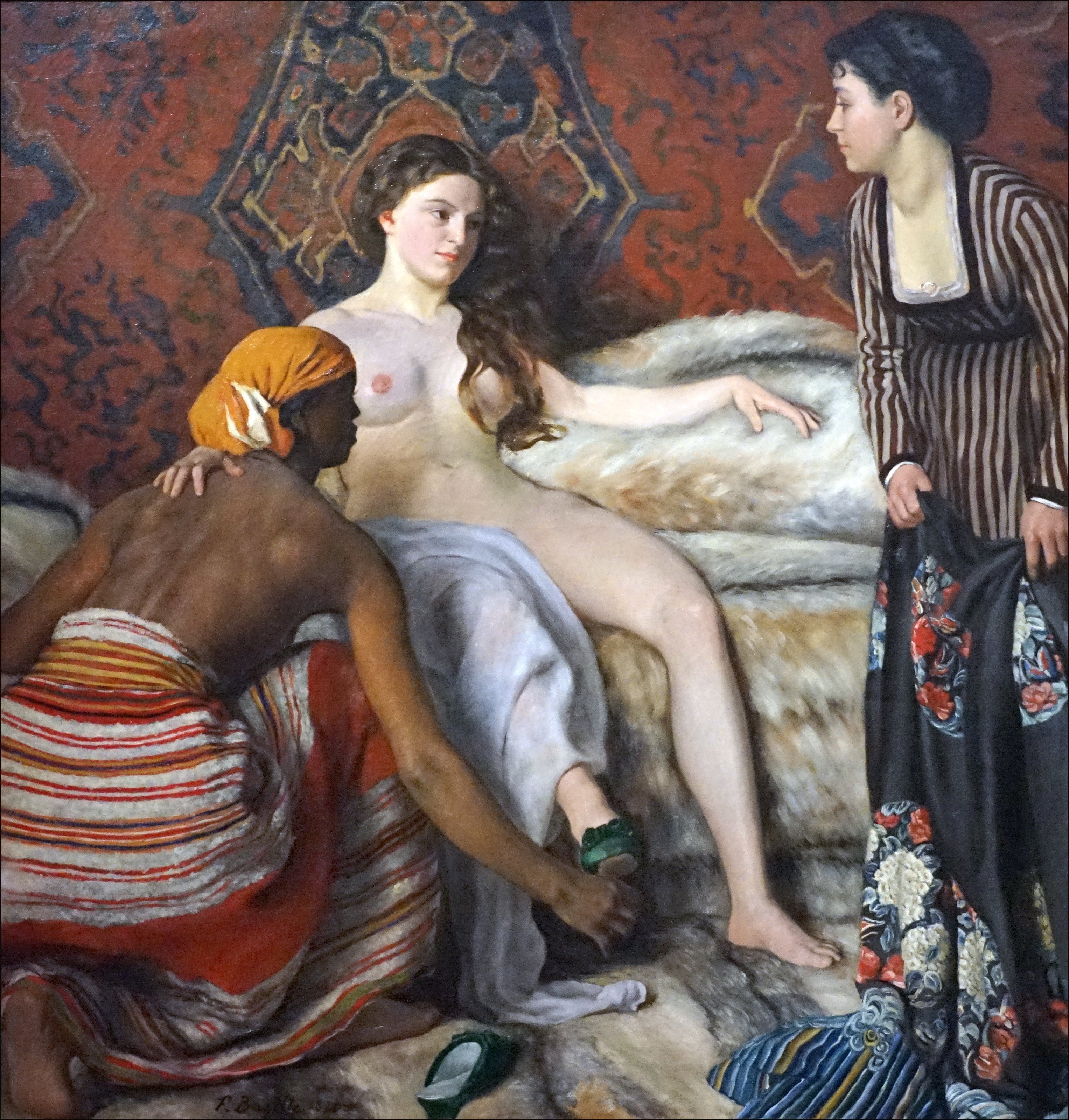 Reproduction du tableau « La Toilette - Frédéric Bazille » par Alpha Reproduction en peinture à l’huile