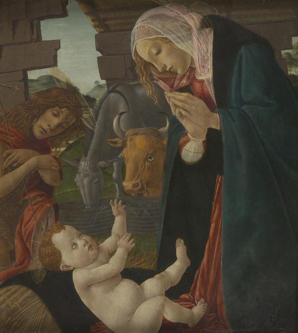 Neitsyt Maria ja Pyhä Johannes Kastaja - Sandro Botticelli