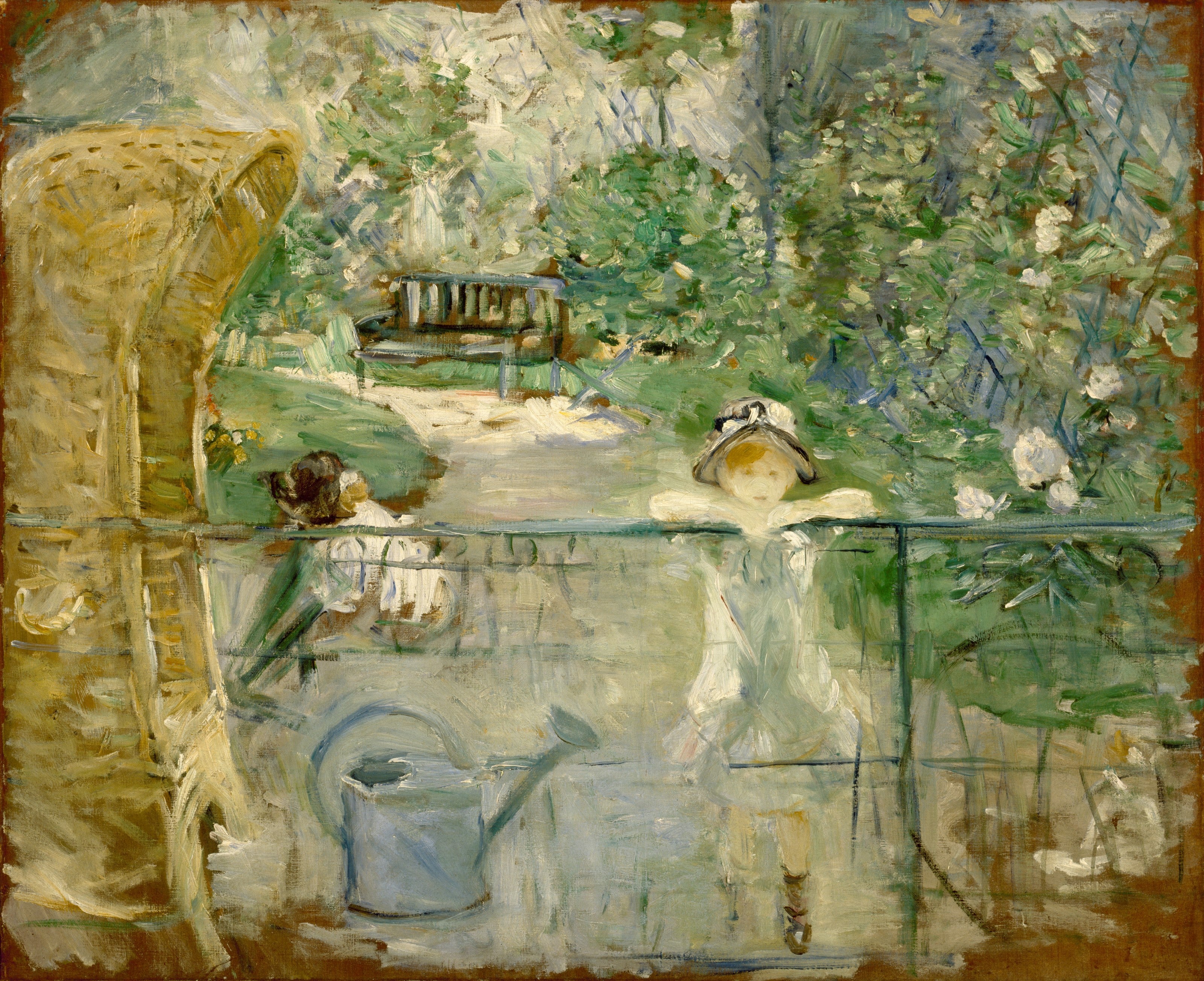Reproduction du tableau « La chaise panier - Berthe Morisot » par Alpha Reproduction en peinture à l’huile