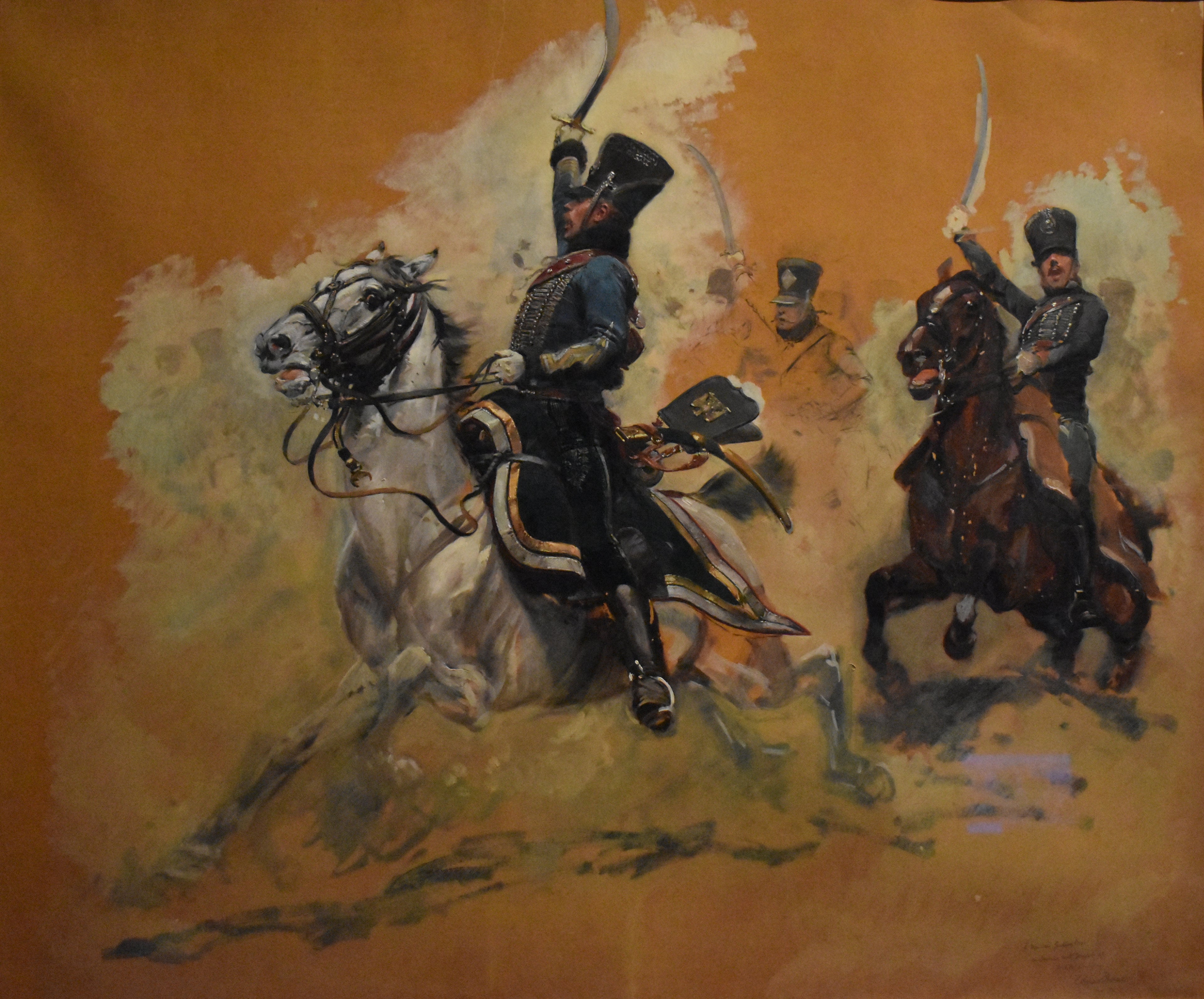 Chargé de hussards du 1er Empire - Édouard Detaille
