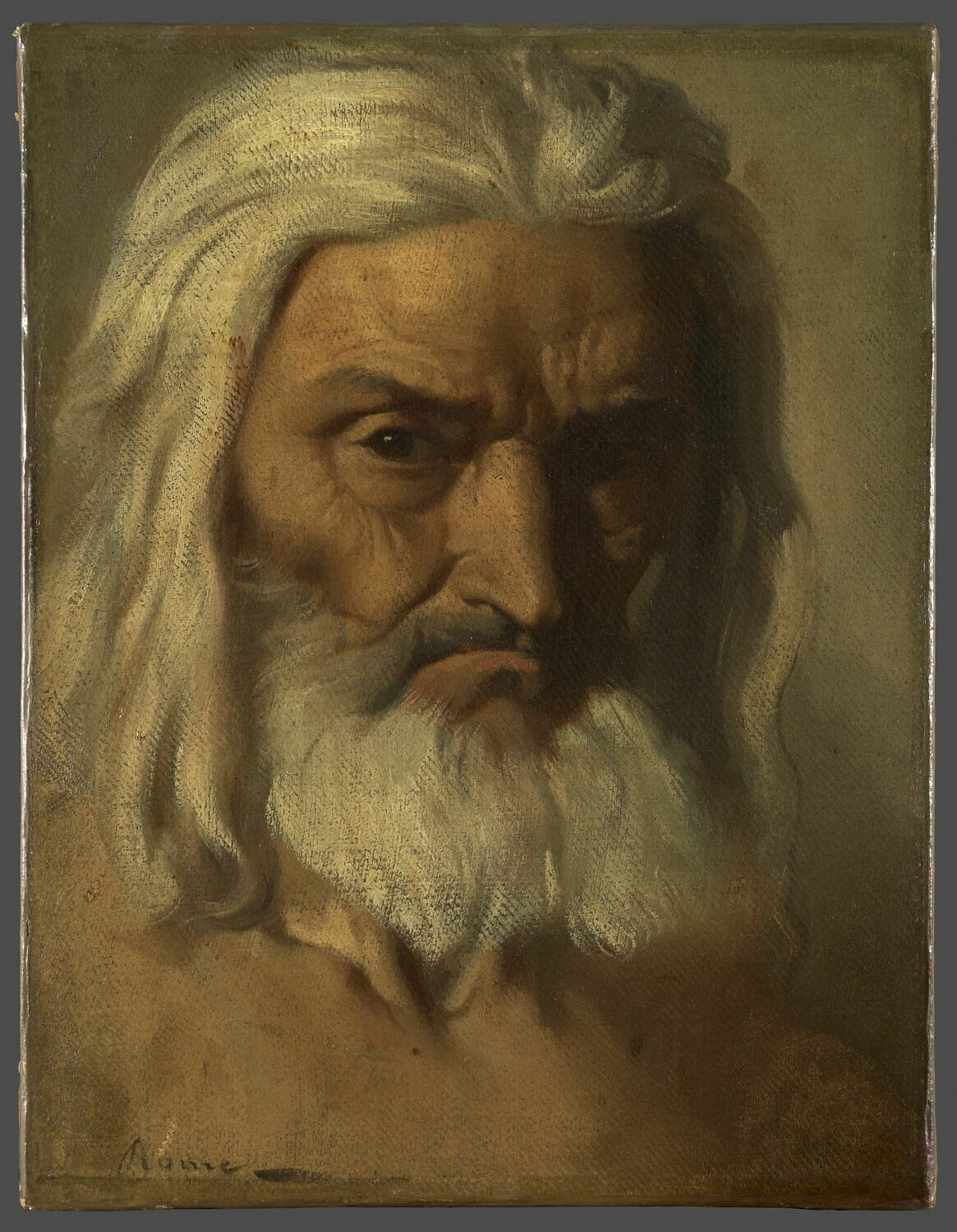 Tête de vieillard - Théodore Chassériau