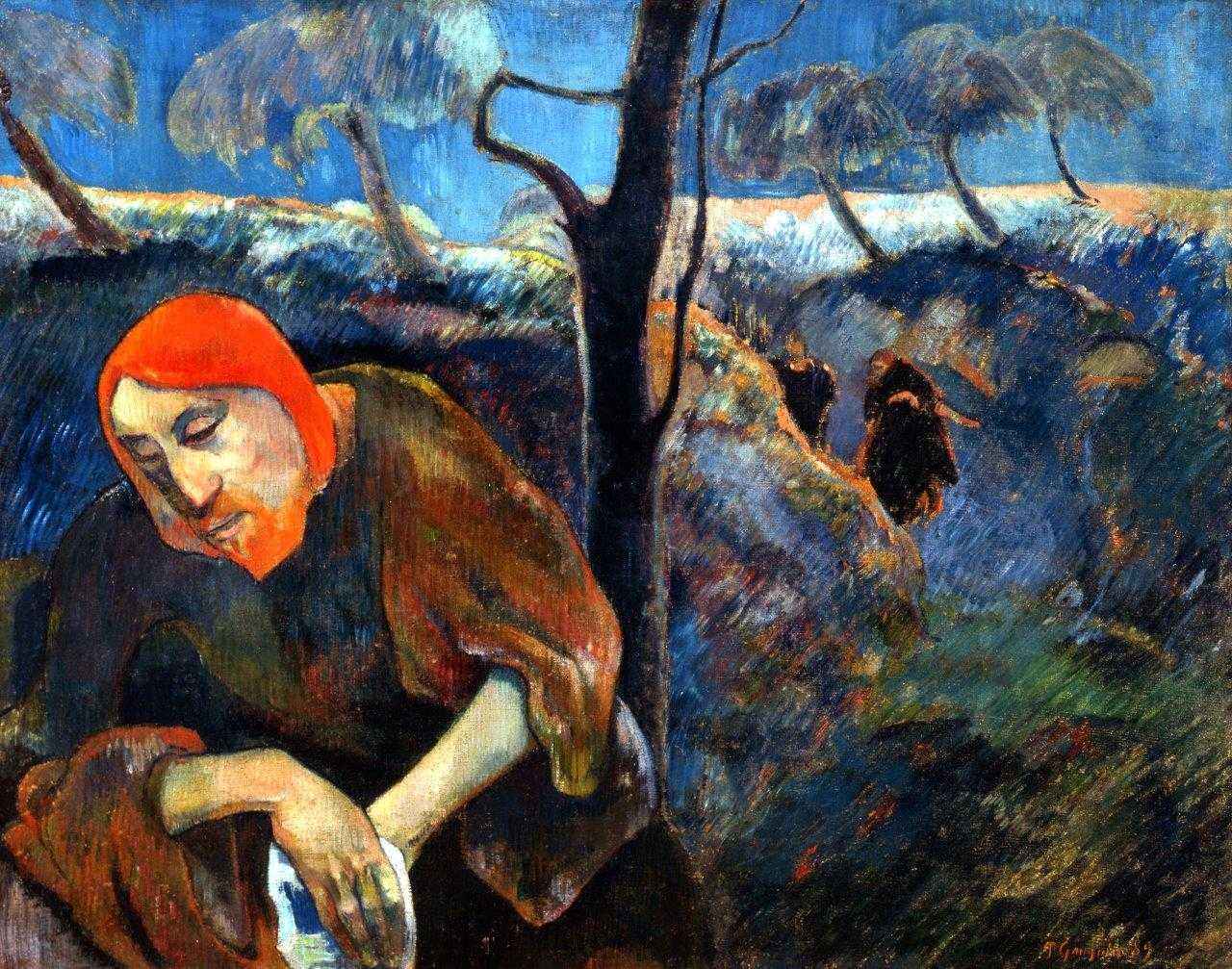 Kristus Öljymäellä - Paul Gauguin