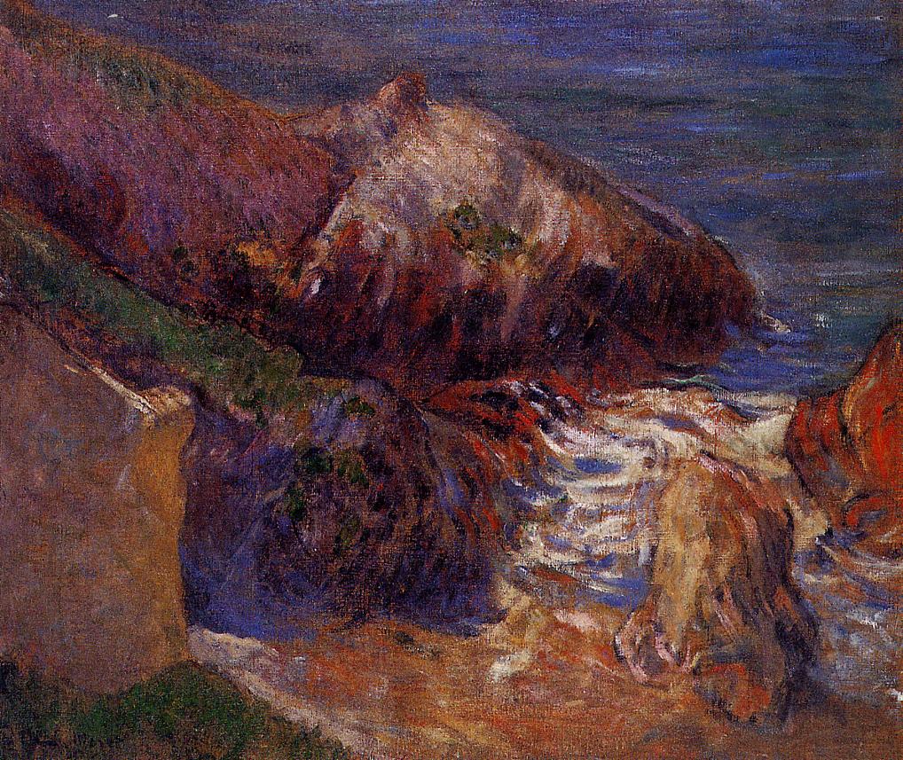 Kivet rannalla - Paul Gauguin