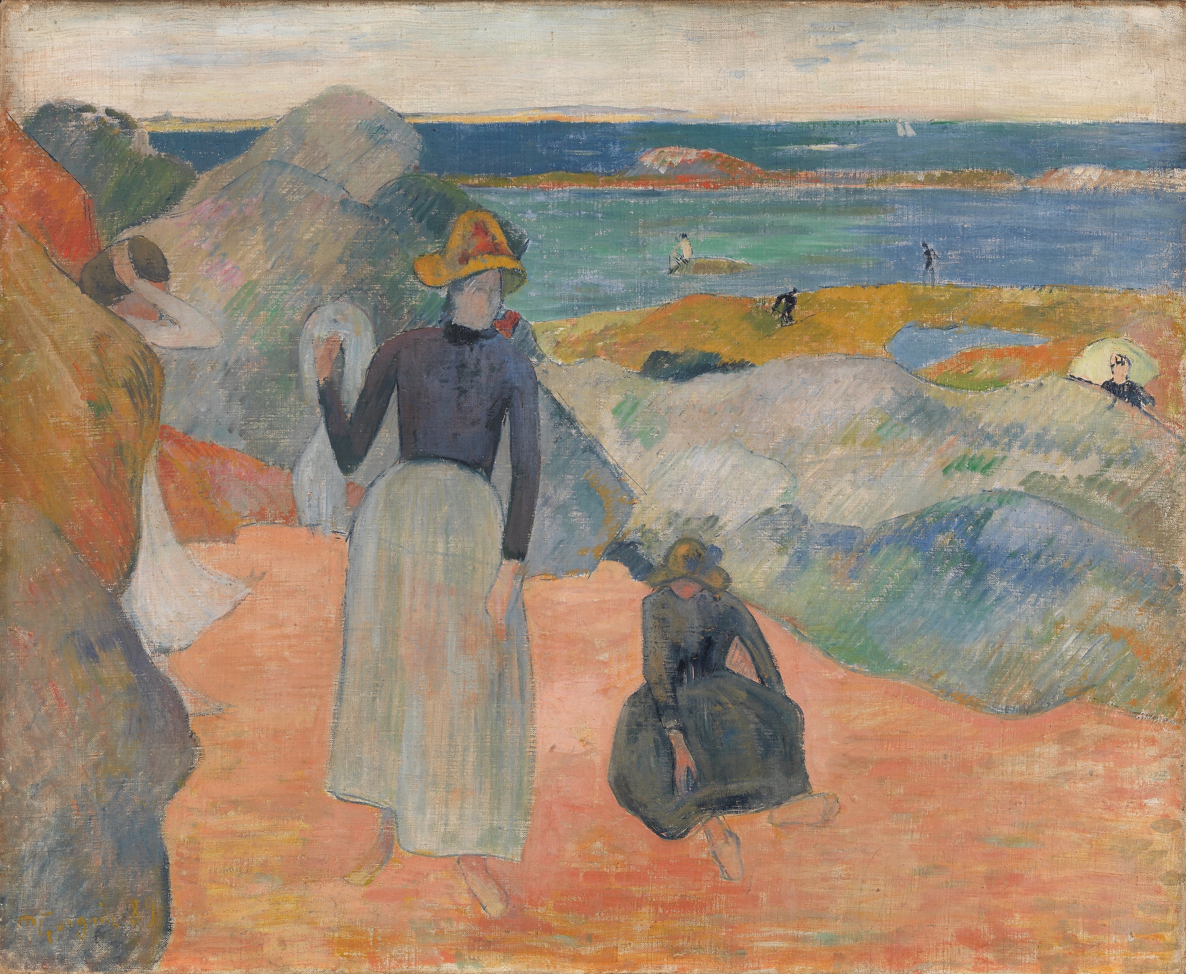 Rannalla Bretagnessa - Paul Gauguin