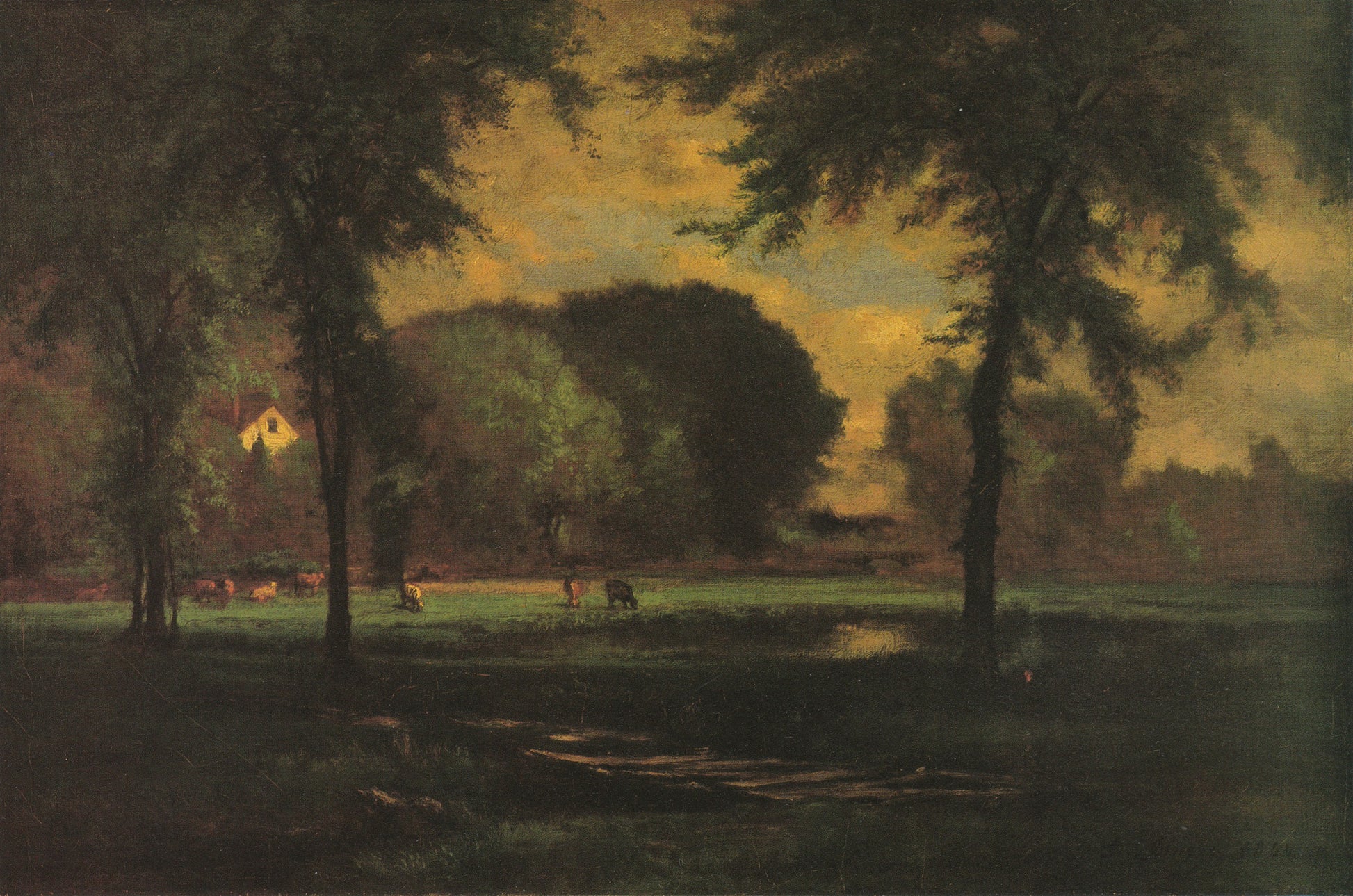 Le pâturage - George Inness