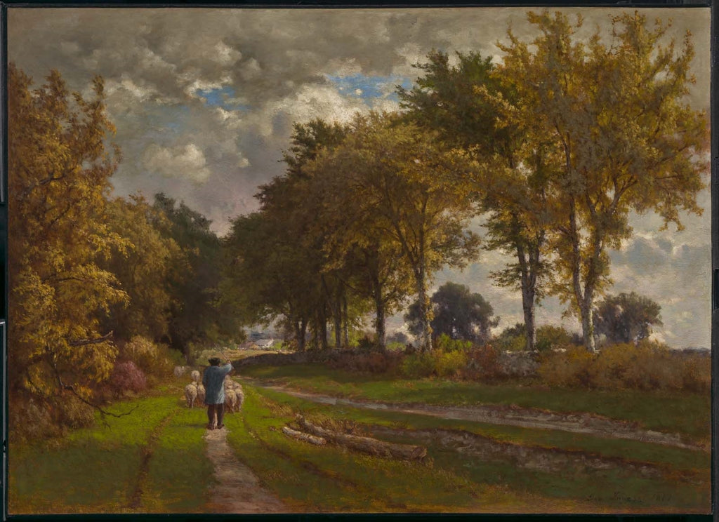 La route de la ferme - George Inness