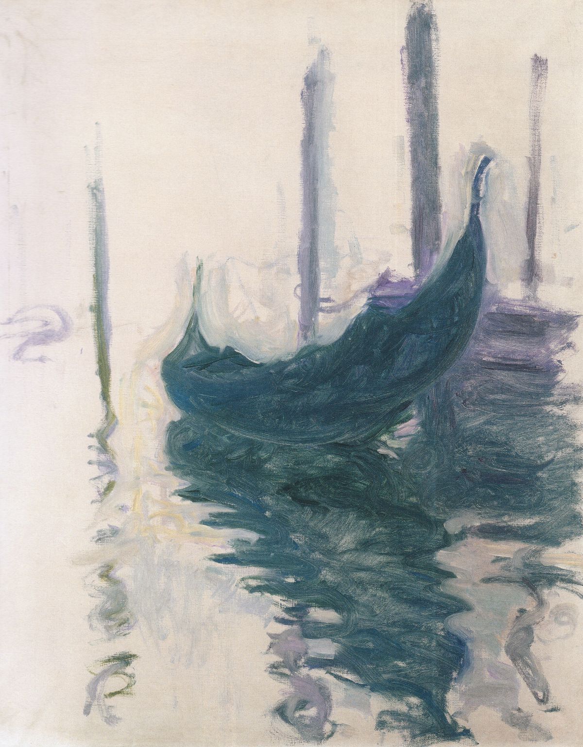 Gondolit Venetsiassa - Claude Monet