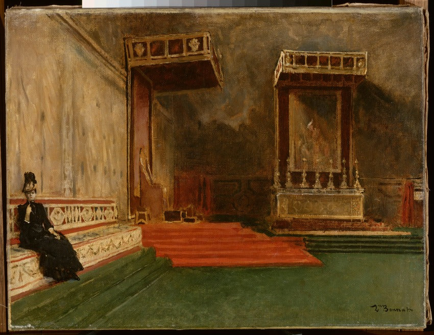 Intérieur de la chapelle Sixtine - Léon Bonnat