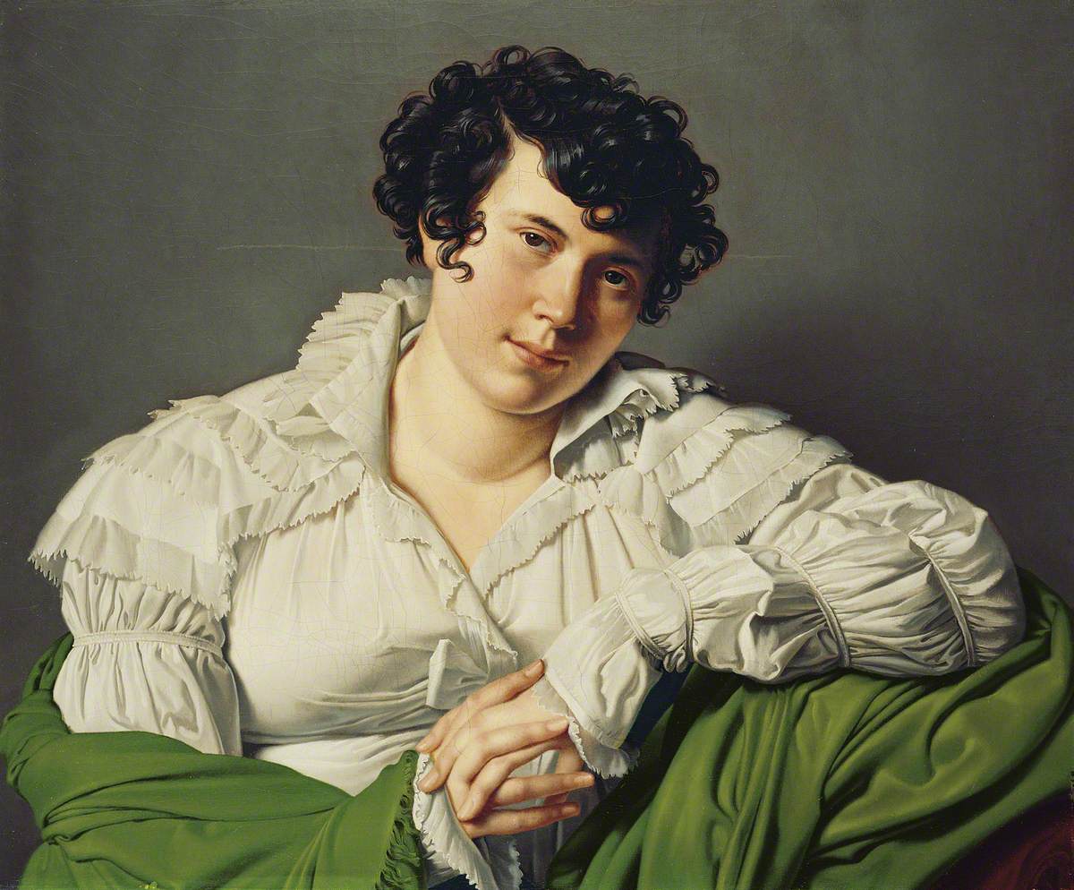 Madame de Staëlin muotokuva - Jean-Auguste-Dominique Ingres
