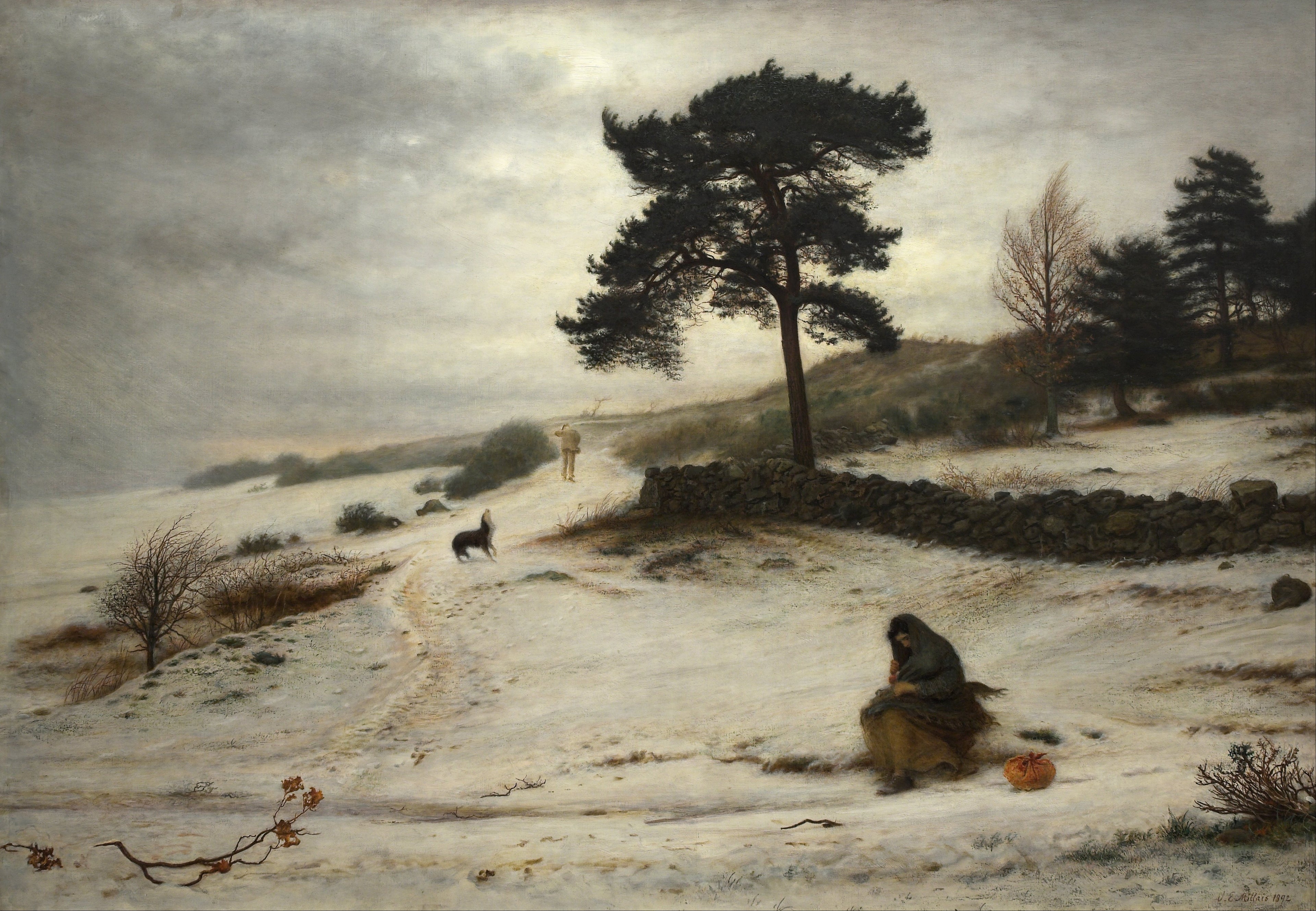 Souffle, souffle, vent d'hiver - John Everett Millais