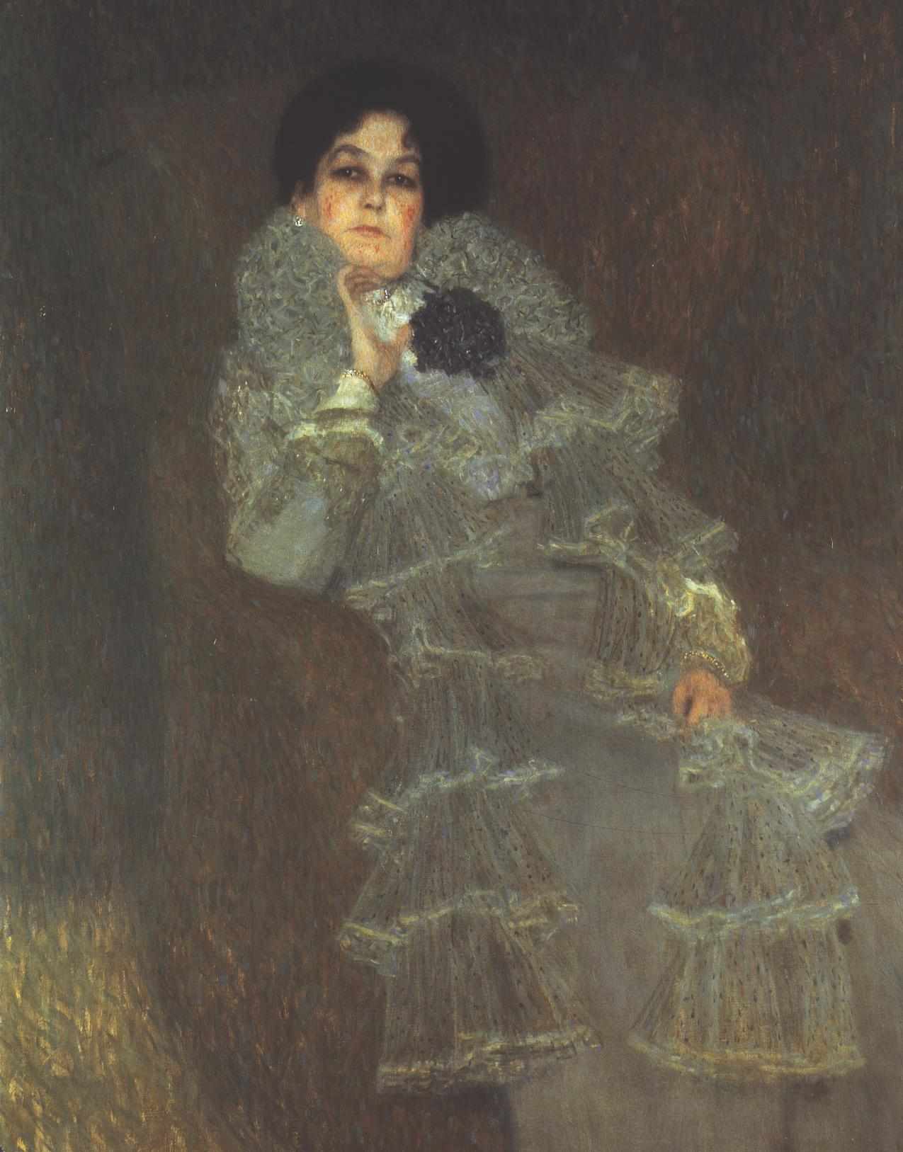 Reproduction du tableau « Portrait de Marie Henneberg - Gustav Klimt » par Alpha Reproduction en peinture à l’huile