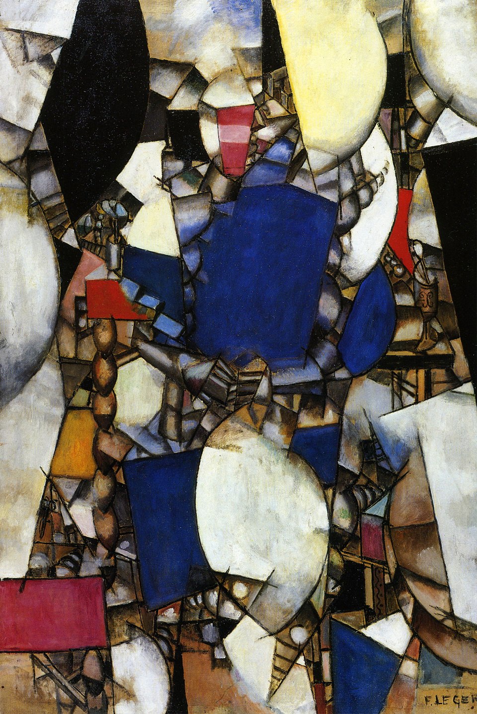 Sininen nainen – Fernand Léger (1912–1913)