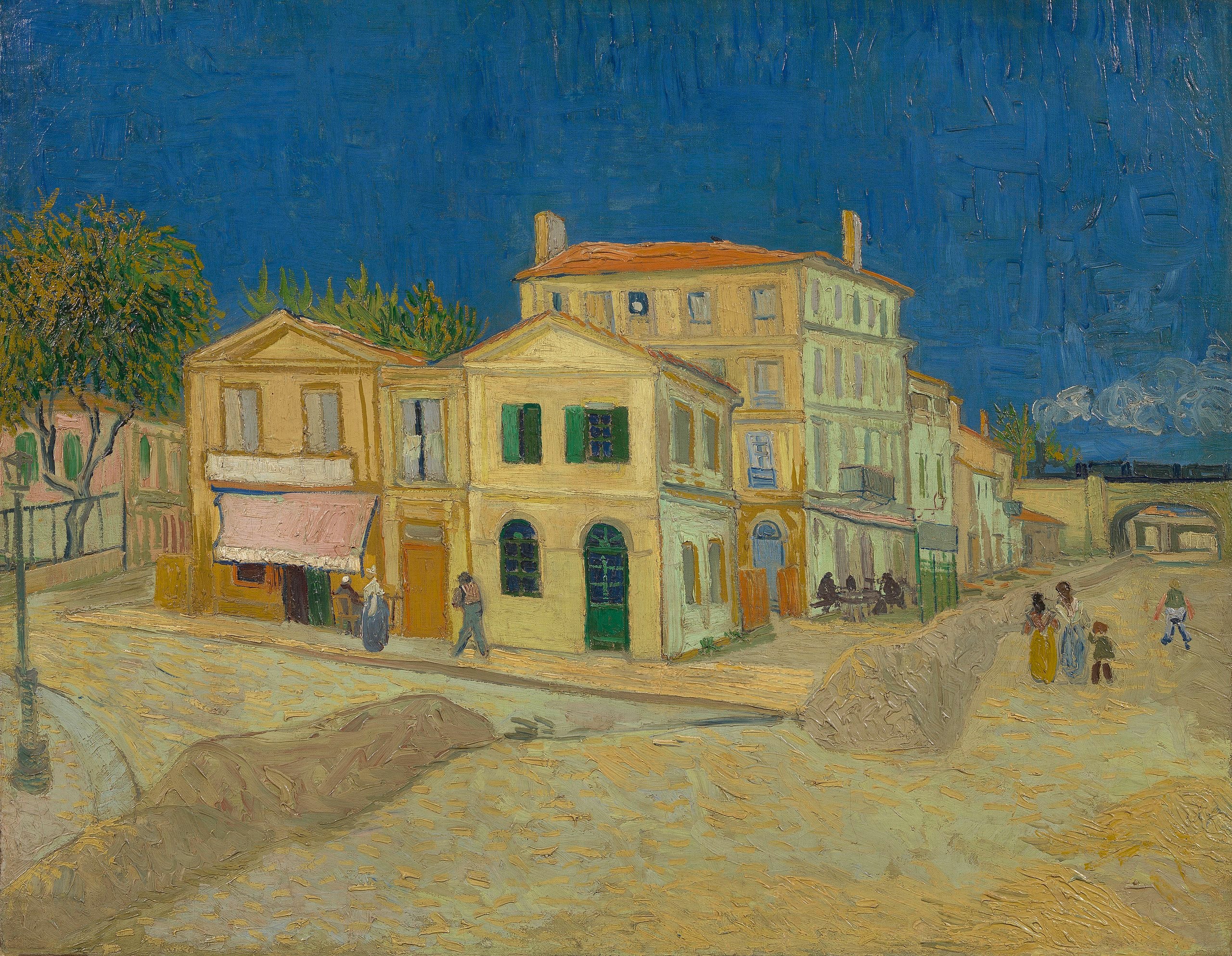 Reproduction du tableau « La Maison jaune - Vincent van Gogh » par Alpha Reproduction en peinture à l’huile