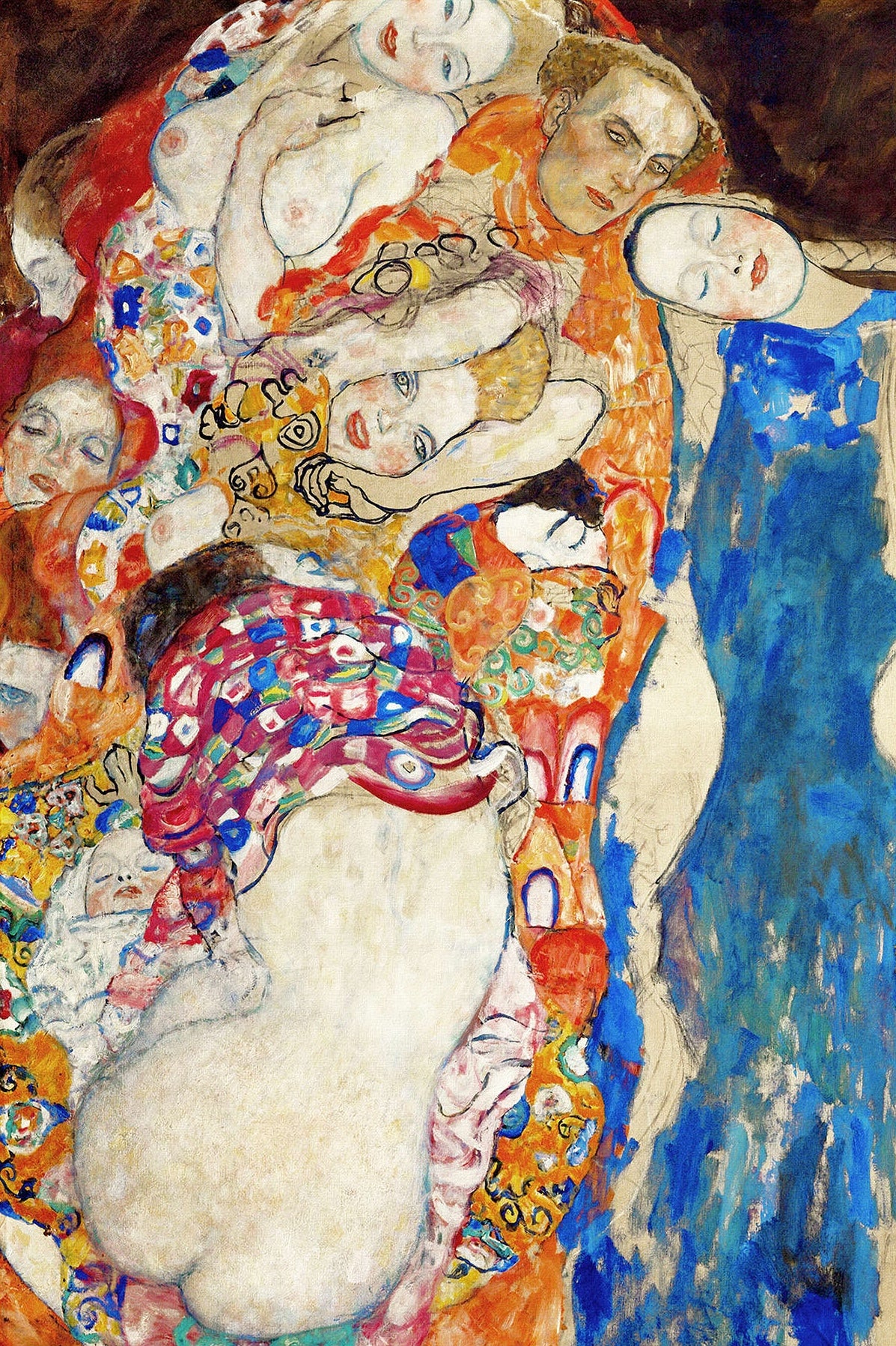 Reproduction du tableau « 👰♀️ La Mariée (Détail) – Gustav Klimt (1917-1918) » par Alpha Reproduction en peinture à l’huile