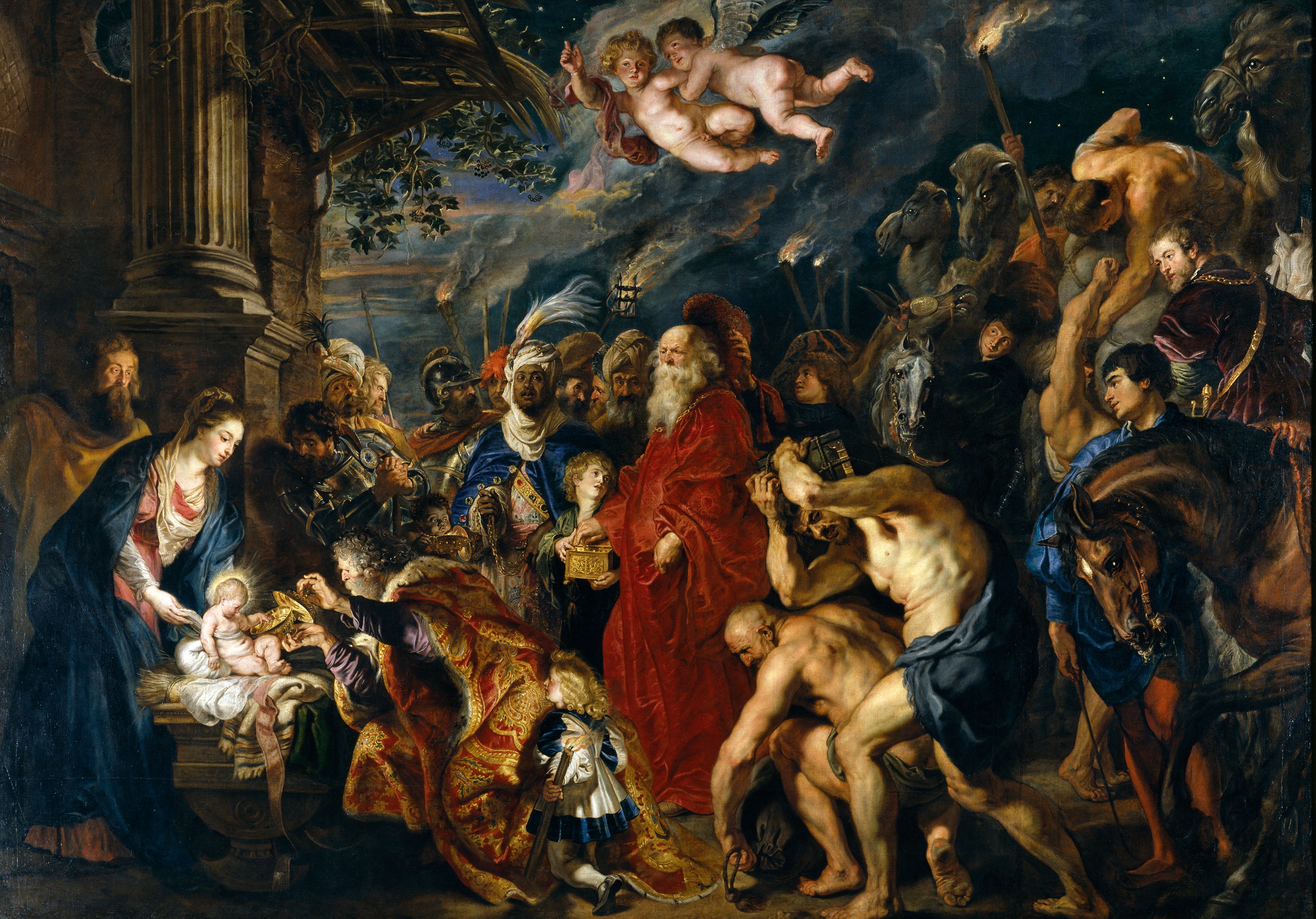 Itämaan tietäjien kunnioitus - Peter Paul Rubens