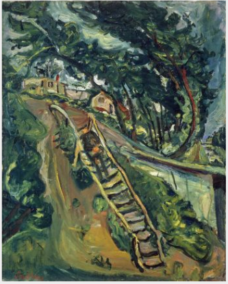 Paysage avec volée d'escaliers - Chaïm Soutine