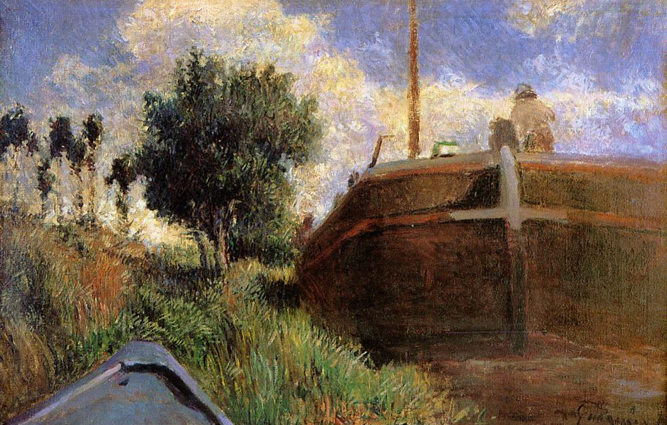Sininen laiva - Paul Gauguin