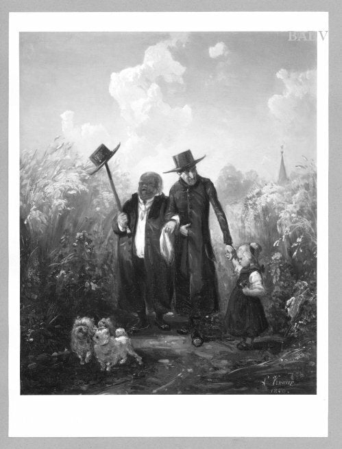 "La Promenade" - Ludwig Knaus