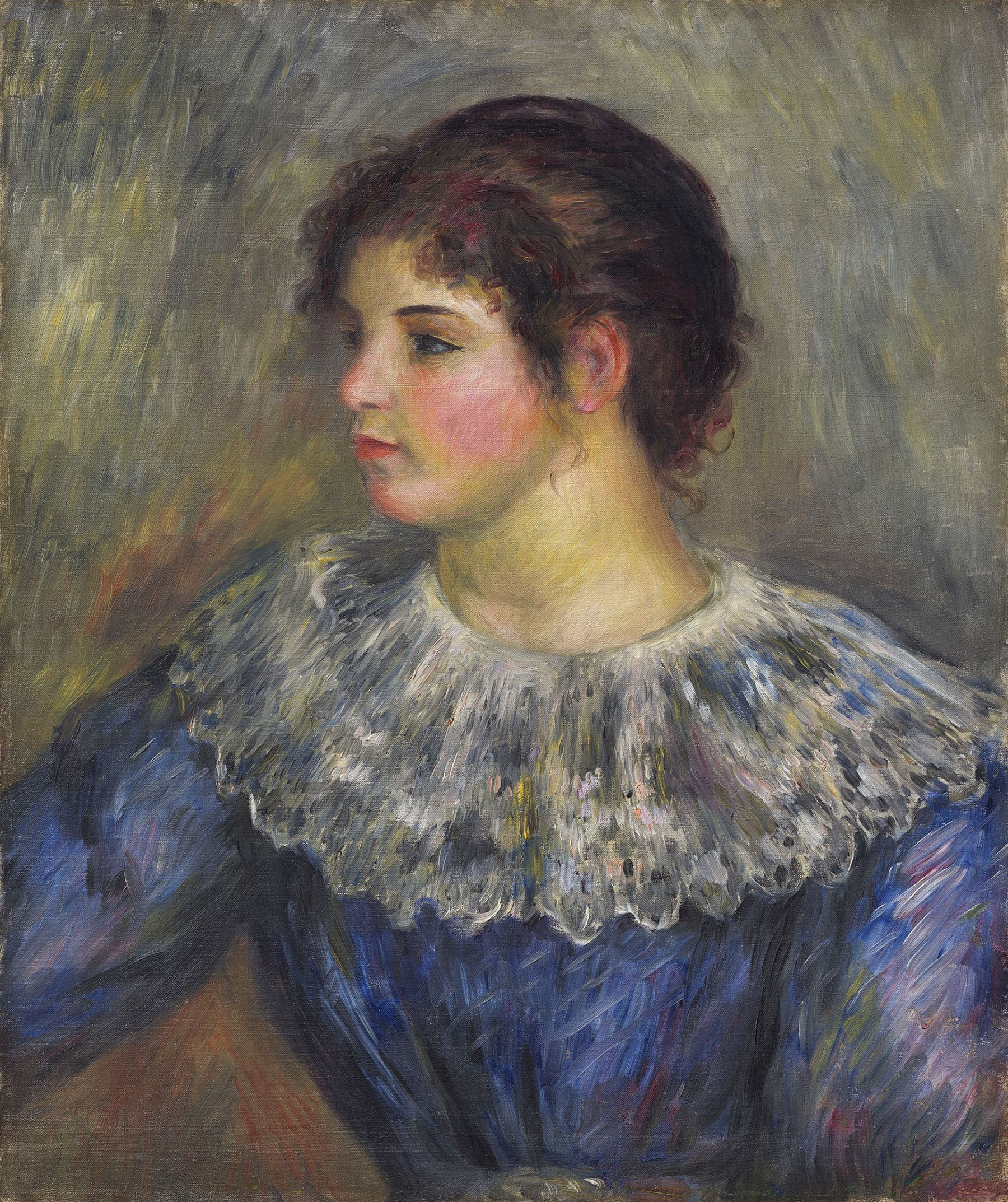 Reproduction du tableau « Étude d'une femme - Pierre-Auguste Renoir » par Alpha Reproduction en peinture à l’huile