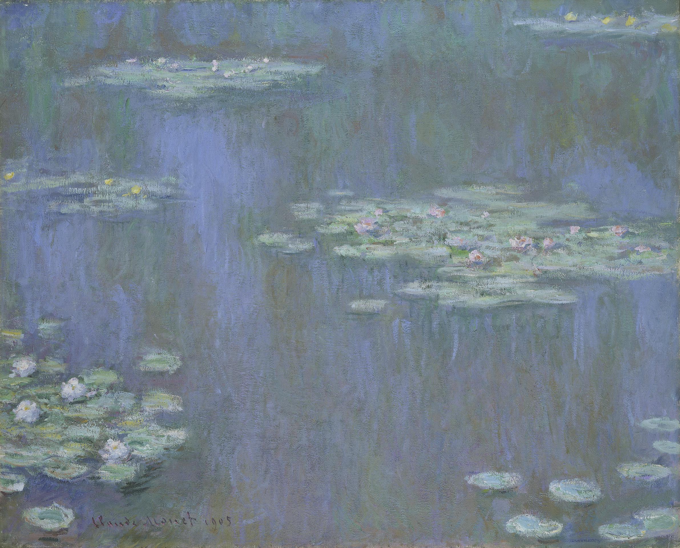 Reproduction du tableau « Les lilyes - Claude Monet » par Alpha Reproduction en peinture à l’huile