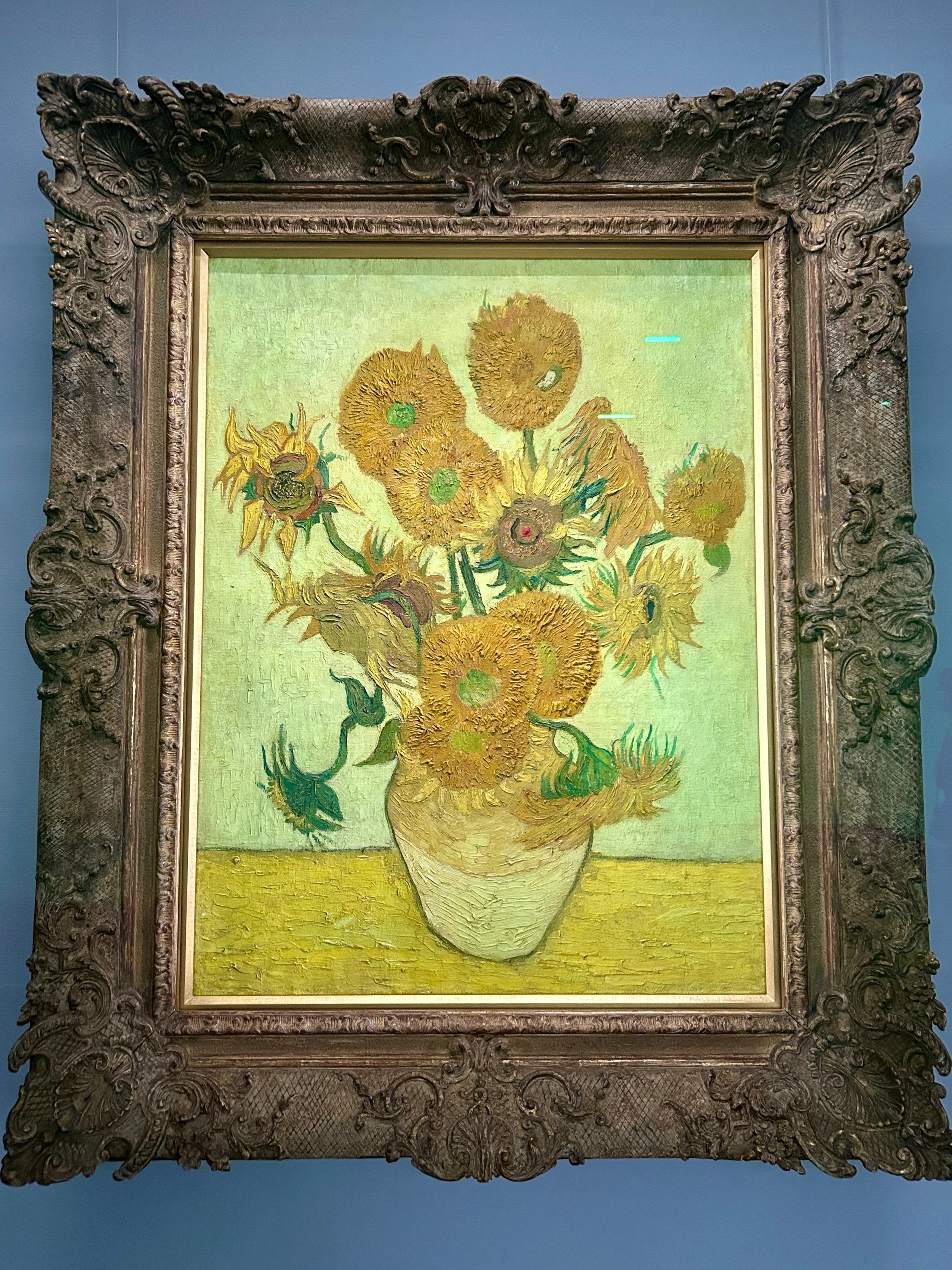 Still life: Maljakko, jossa on viisitoista auringonkukkaa - Vincent van Gogh