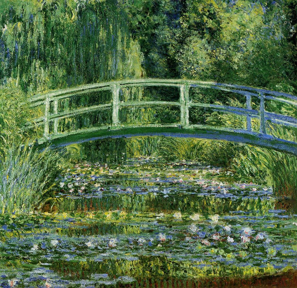 Lumpeet ja japanilainen silta - Claude Monet