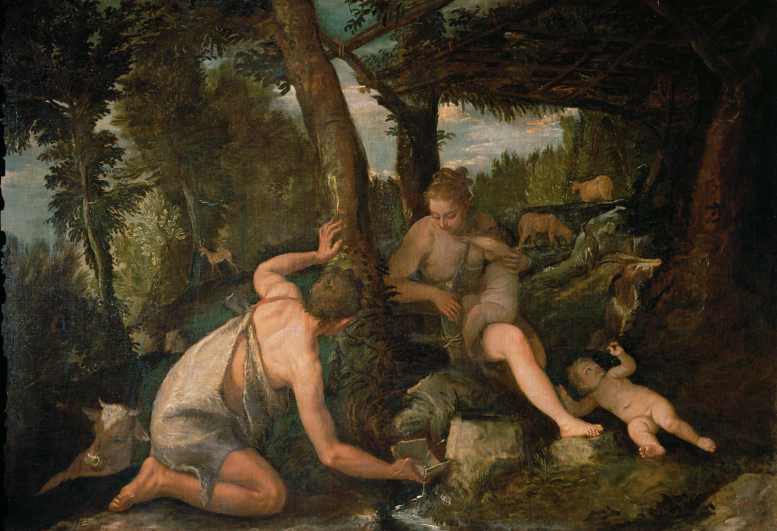 Adam et Eve après l'expulsion du paradis - Paul Véronèse