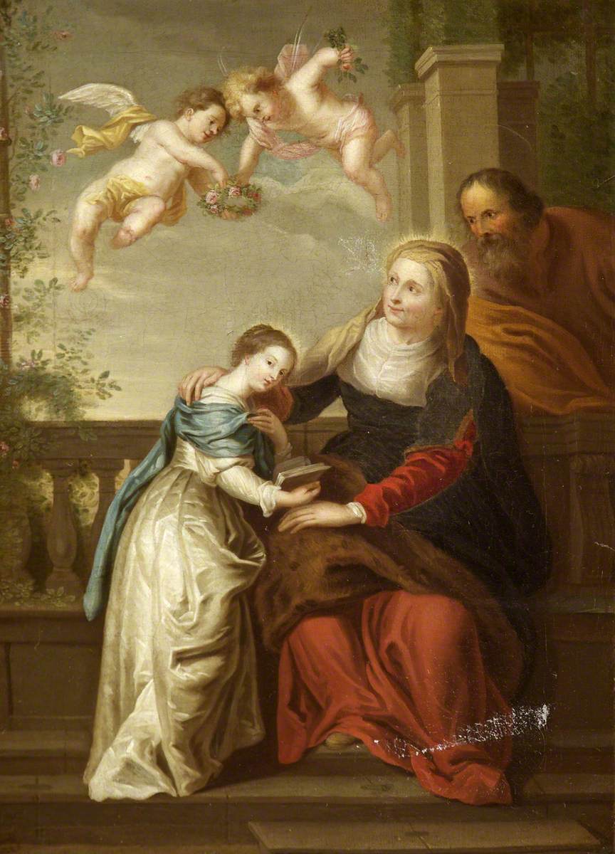 Anne ja Joakim Neitsyt Marian kanssa - Peter Paul Rubens