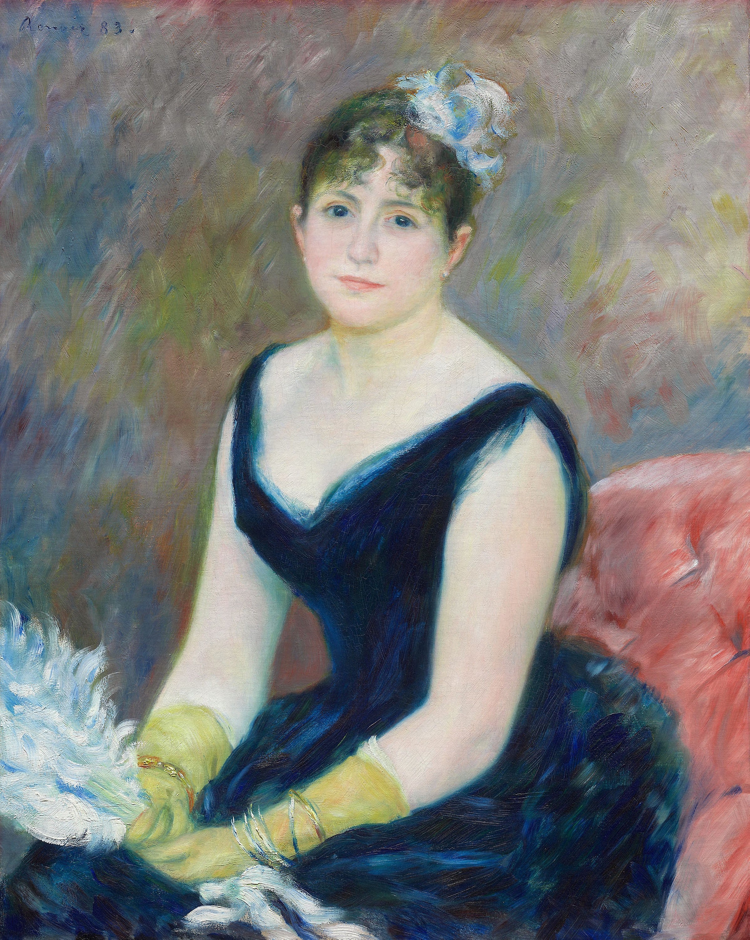 Reproduction du tableau « Madame Léon Clapisson - Pierre-Auguste Renoir » par Alpha Reproduction en peinture à l’huile