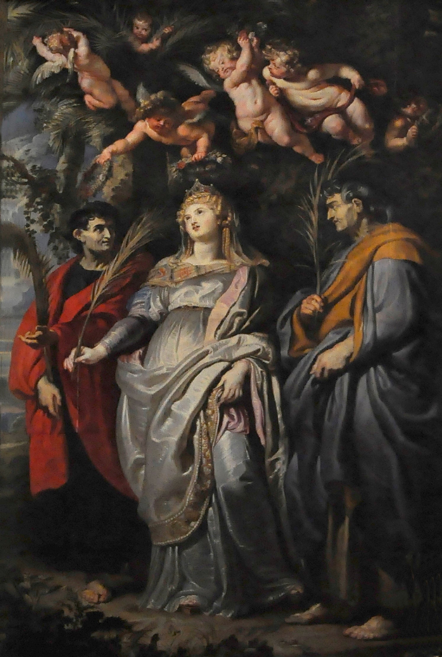 Domitille Nereuksen ja Akhilleuksen kanssa - Peter Paul Rubens