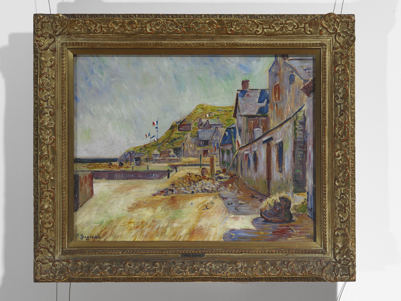 Reproduction du tableau « Port-en-Bessin. Le 14 juillet - Paul Signac » par Alpha Reproduction en peinture à l’huile