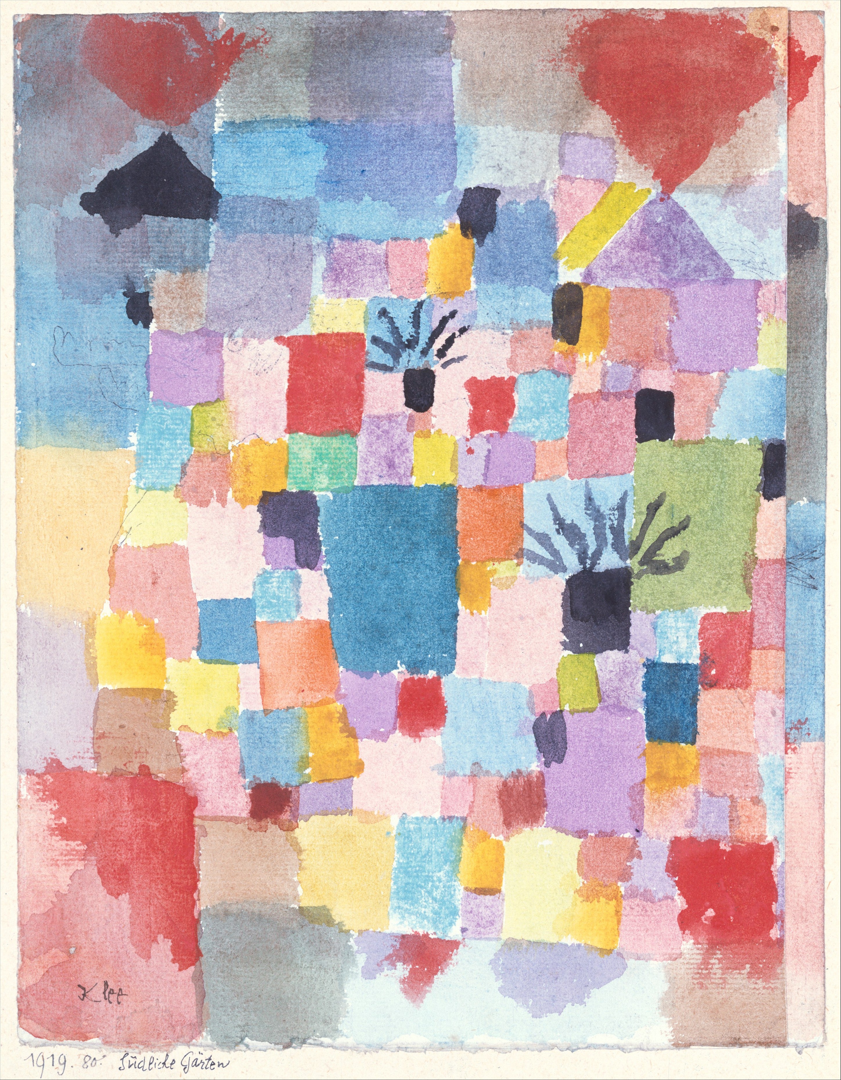Etelän puutarhat - Paul Klee