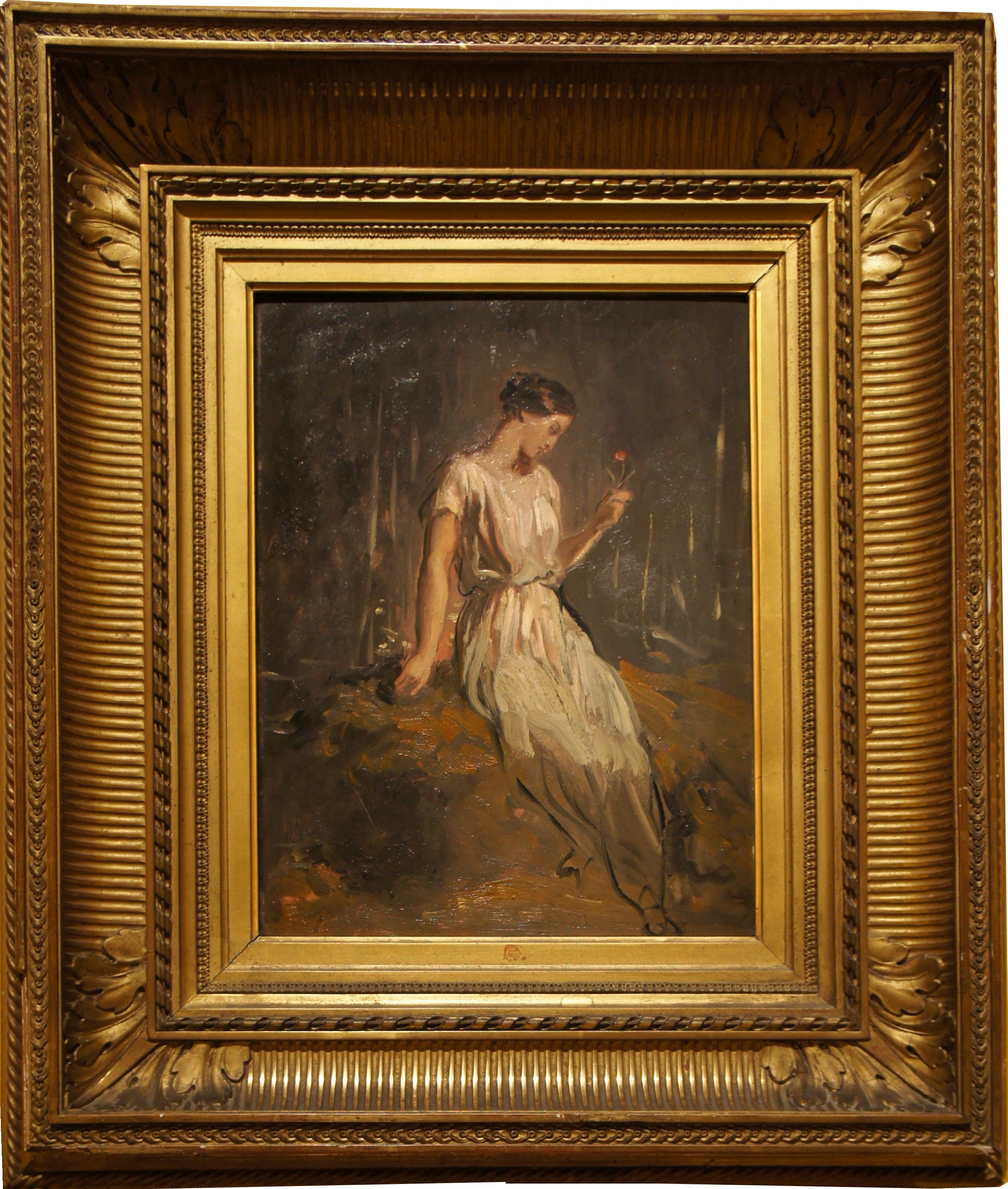 La Rêverie ou La Pensée. Esquisse. - Théodore Chassériau