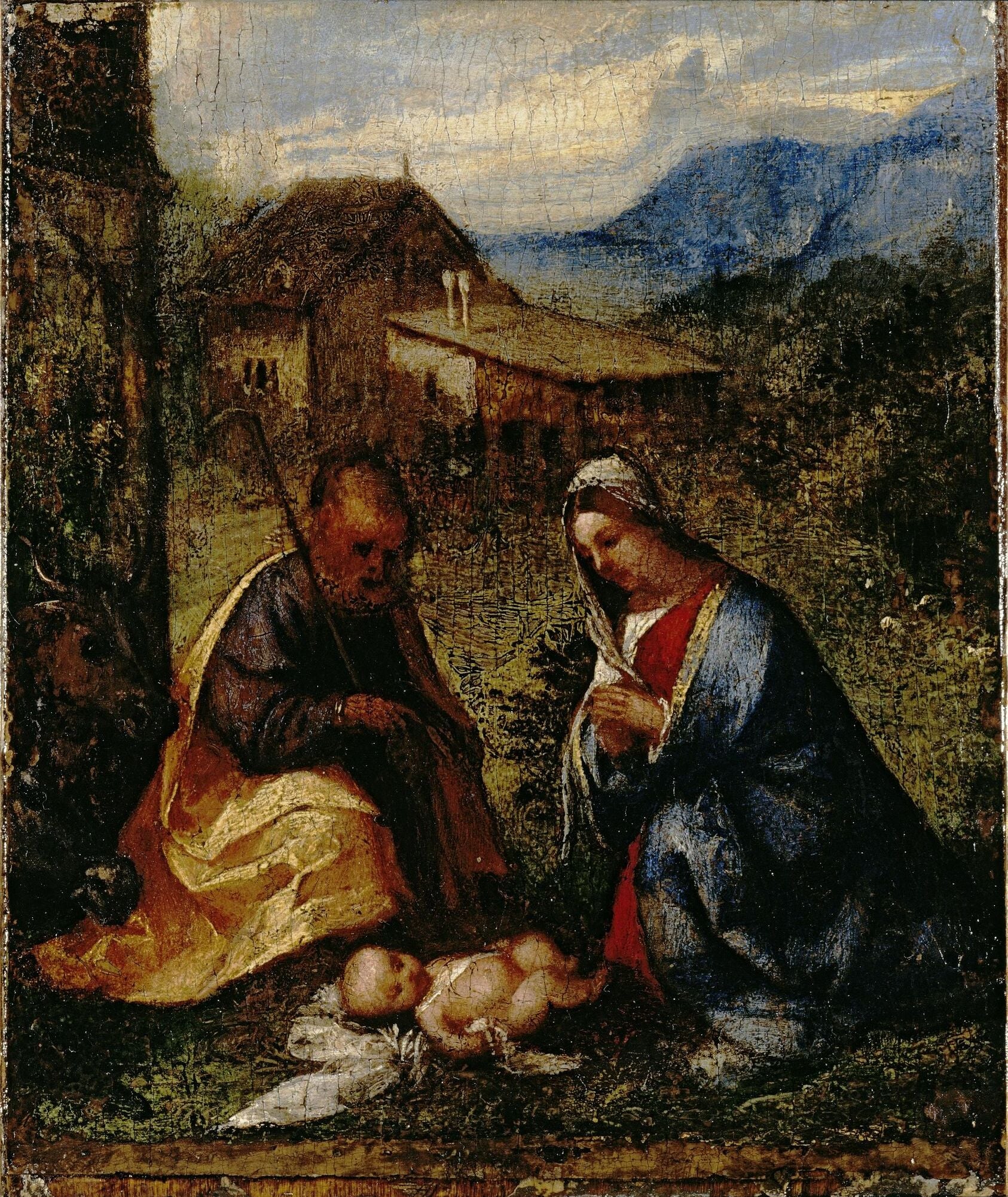 Adoration de l'Enfant - Titian