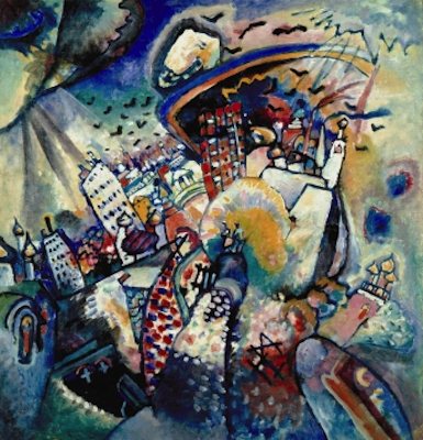 Reproduction du tableau « Moscou I - Vassily Kandinsky » par Alpha Reproduction en peinture à l’huile