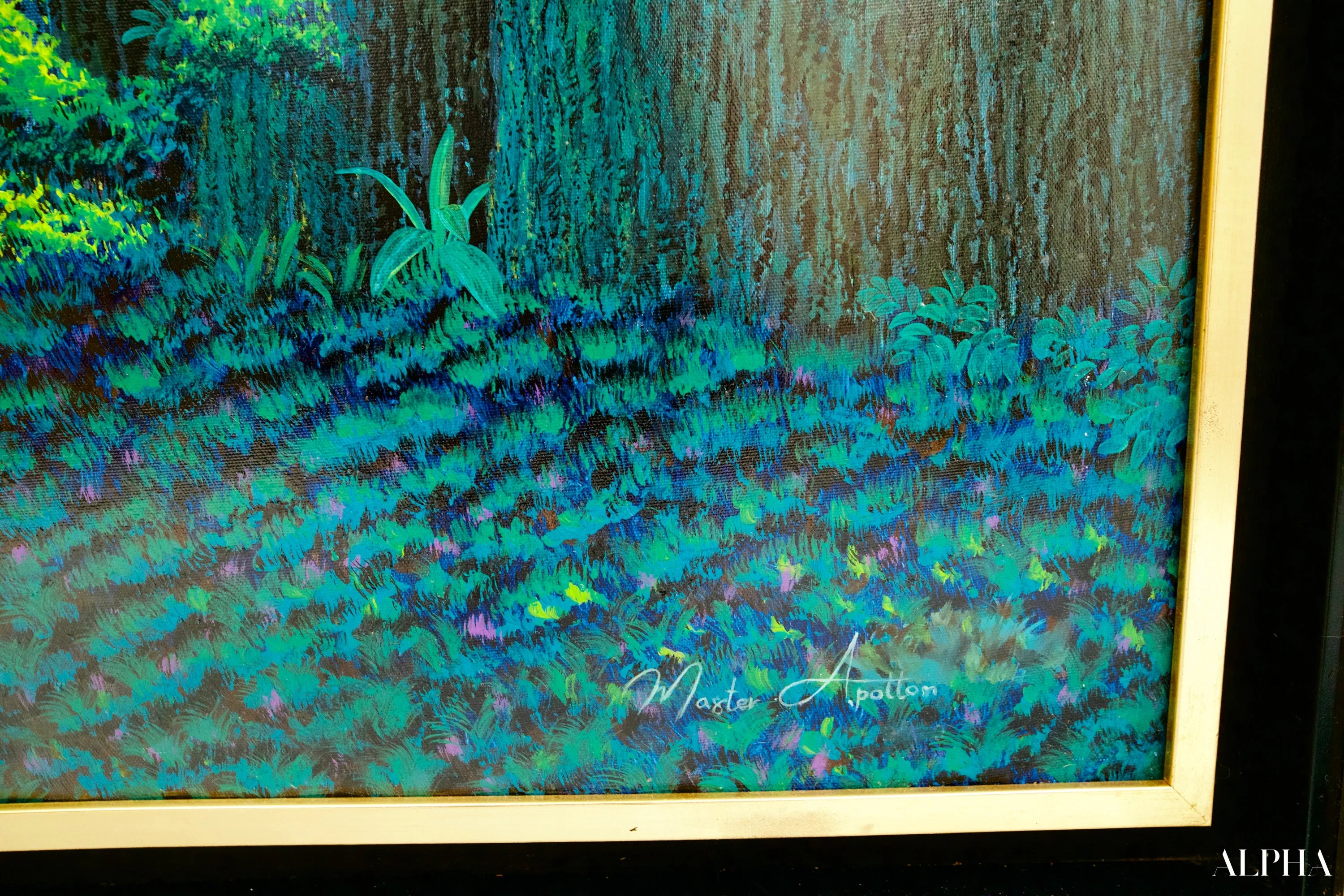 Chemin dans la Forêt Verte | 130 x 190 cm Reproductions de tableaux à la peinture à l’huile