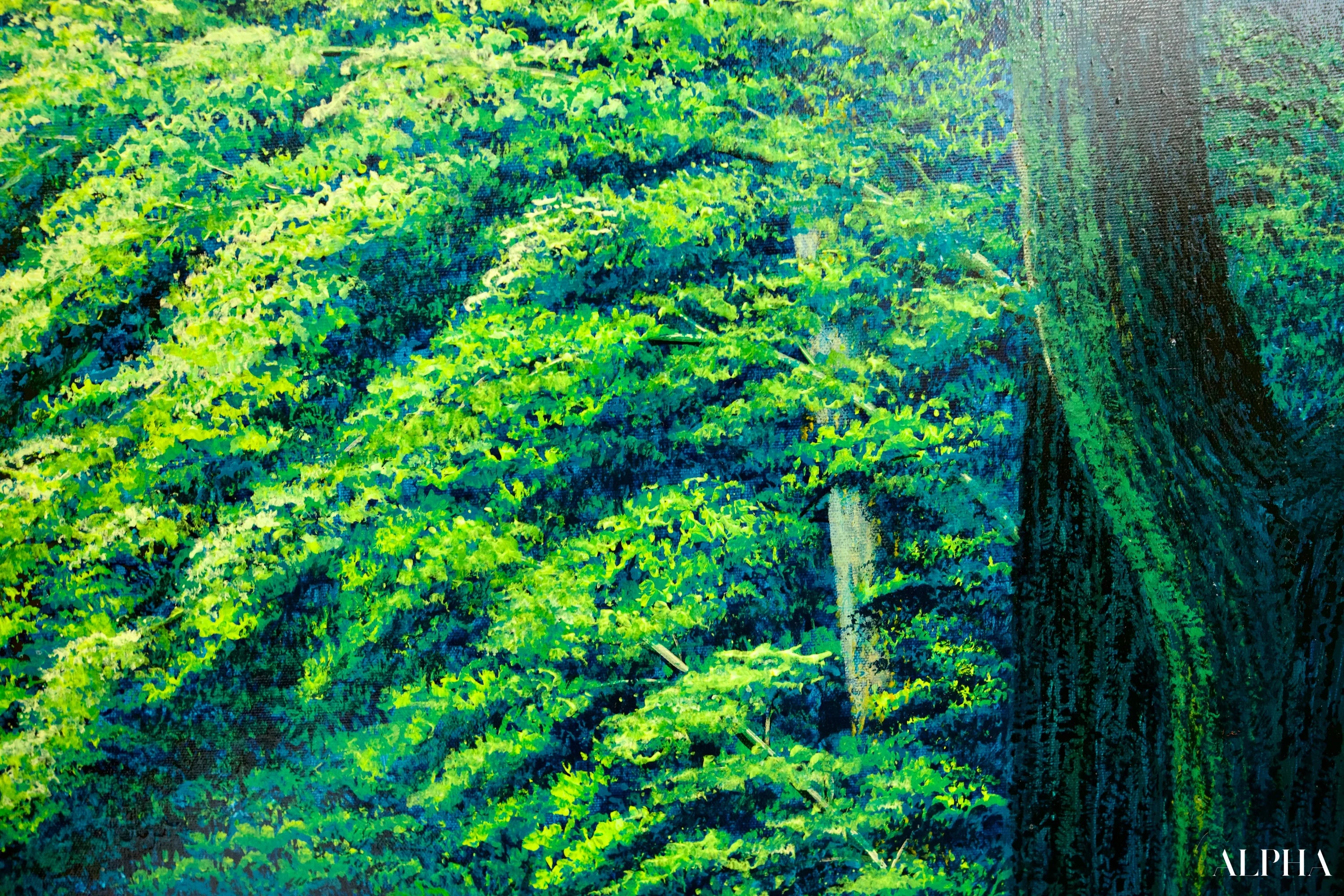 Chemin dans la Forêt Verte | 130 x 190 cm Reproductions de tableaux à la peinture à l’huile