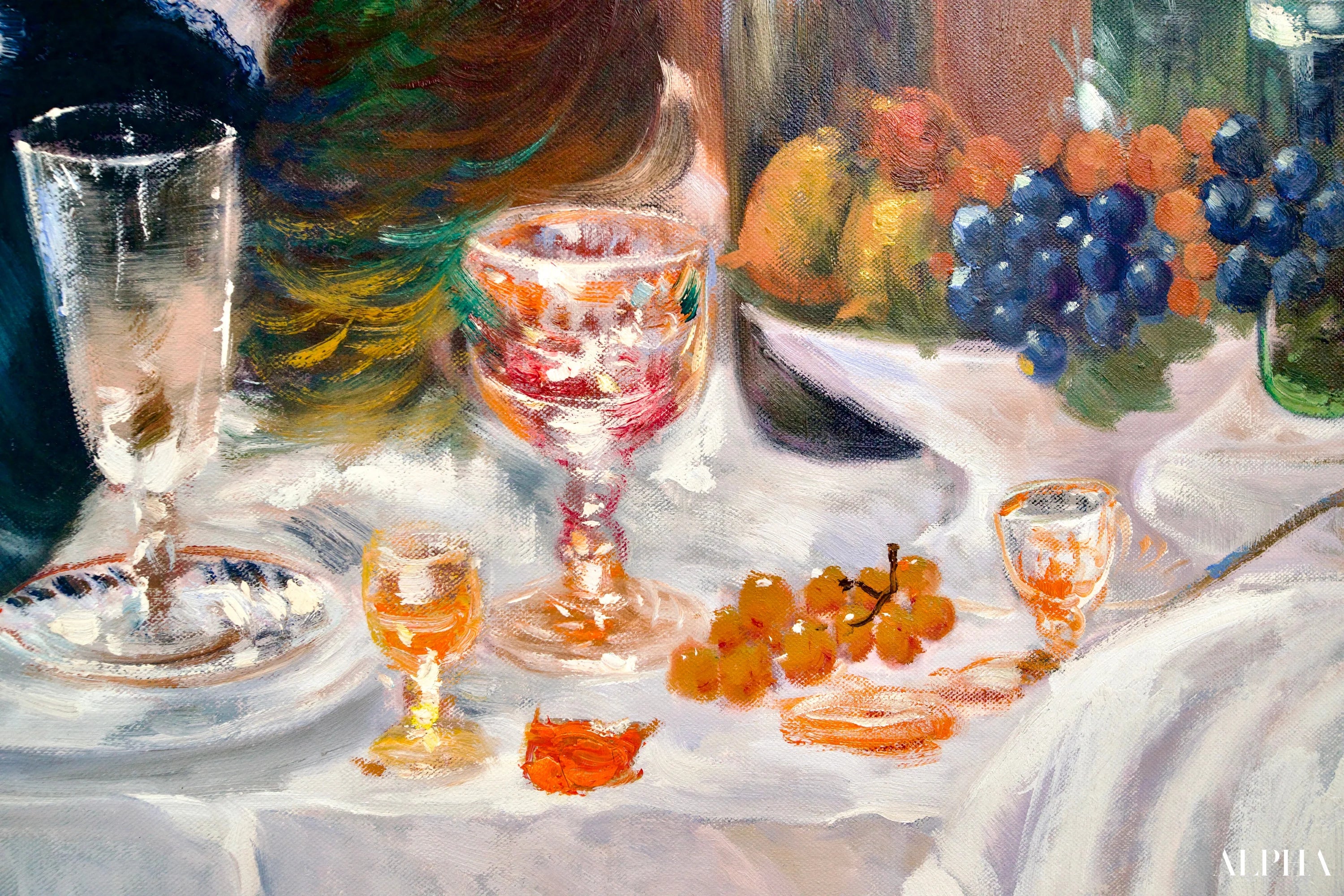 Déjeuner des Canotiers (Renoir) - Alpha Reproduction | 160 x 120 cm Reproductions de tableaux à la peinture à l’huile