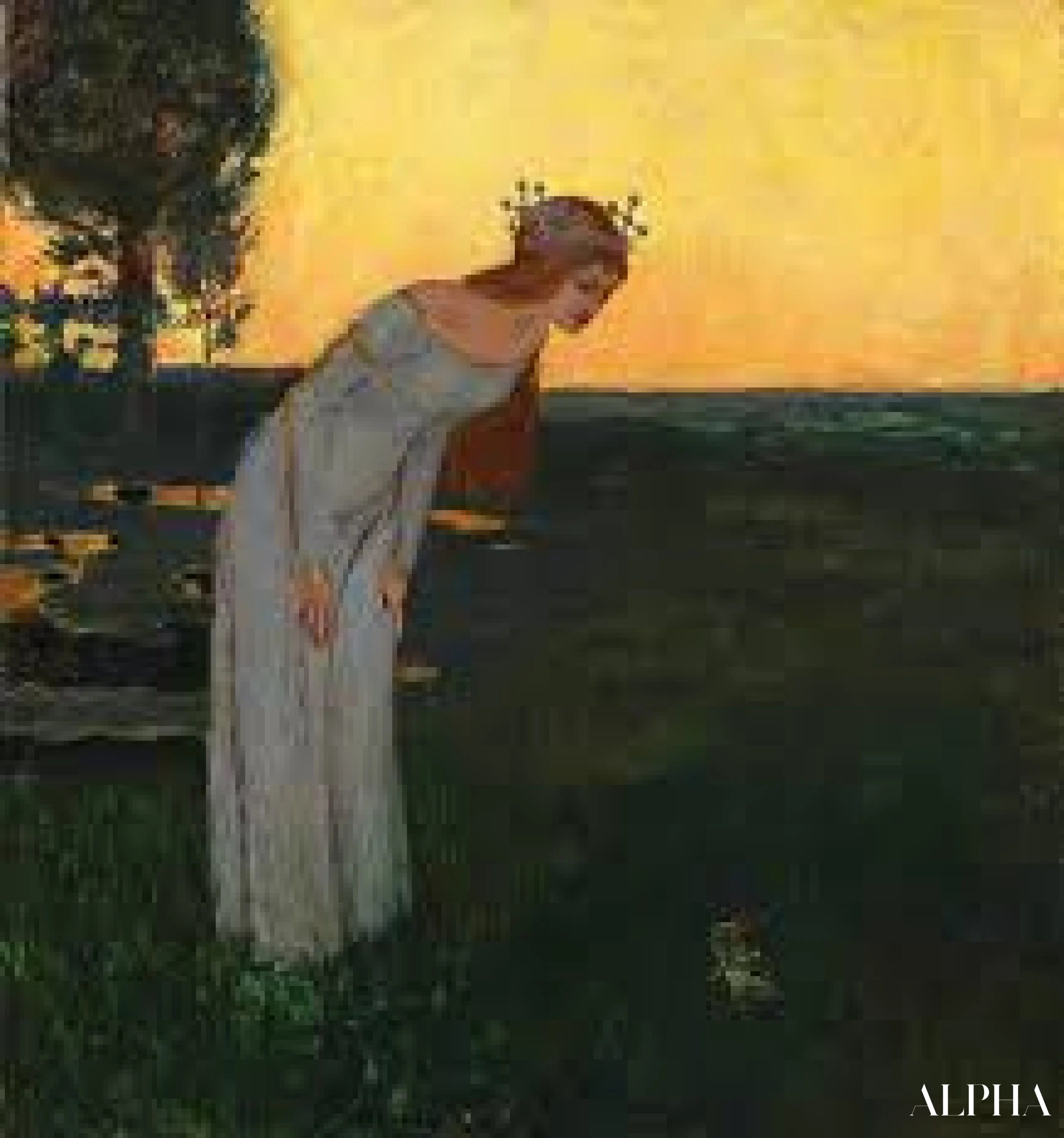 Reproduction du tableau « Il était une fois - Franz Von Stuck » par Alpha Reproduction en peinture à l’huile