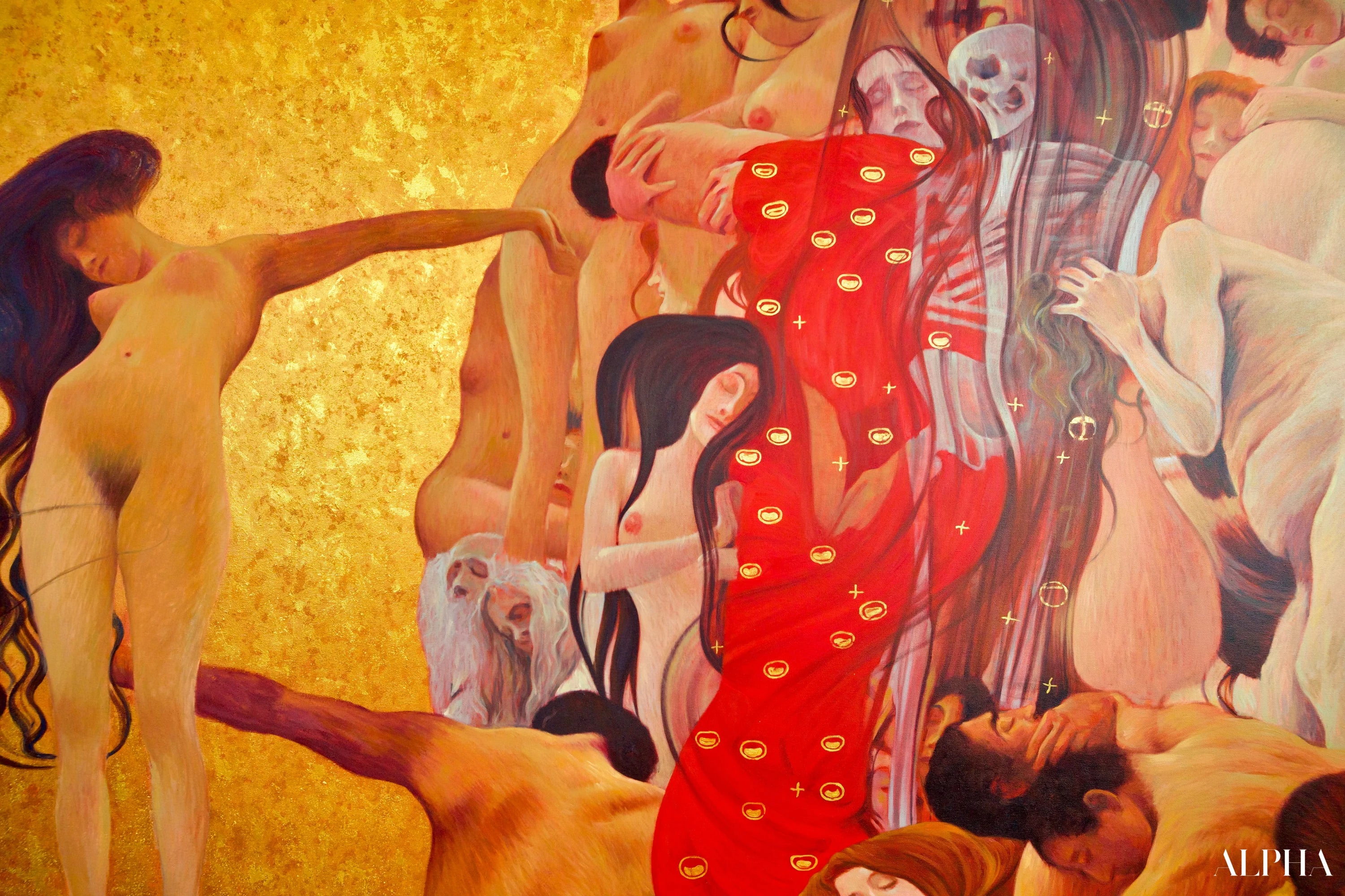 La Médecine – Une Œuvre Réimaginée de Gustav Klimt par Master Apollon | 180 x 270 cm Reproductions de tableaux à la