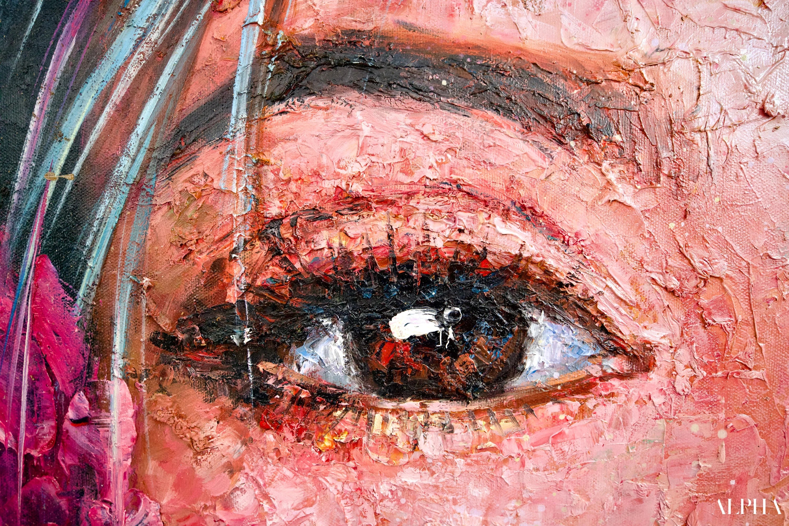 L’amour en Fleurs | 200 x 200 cm Reproductions de tableaux à la peinture à l’huile