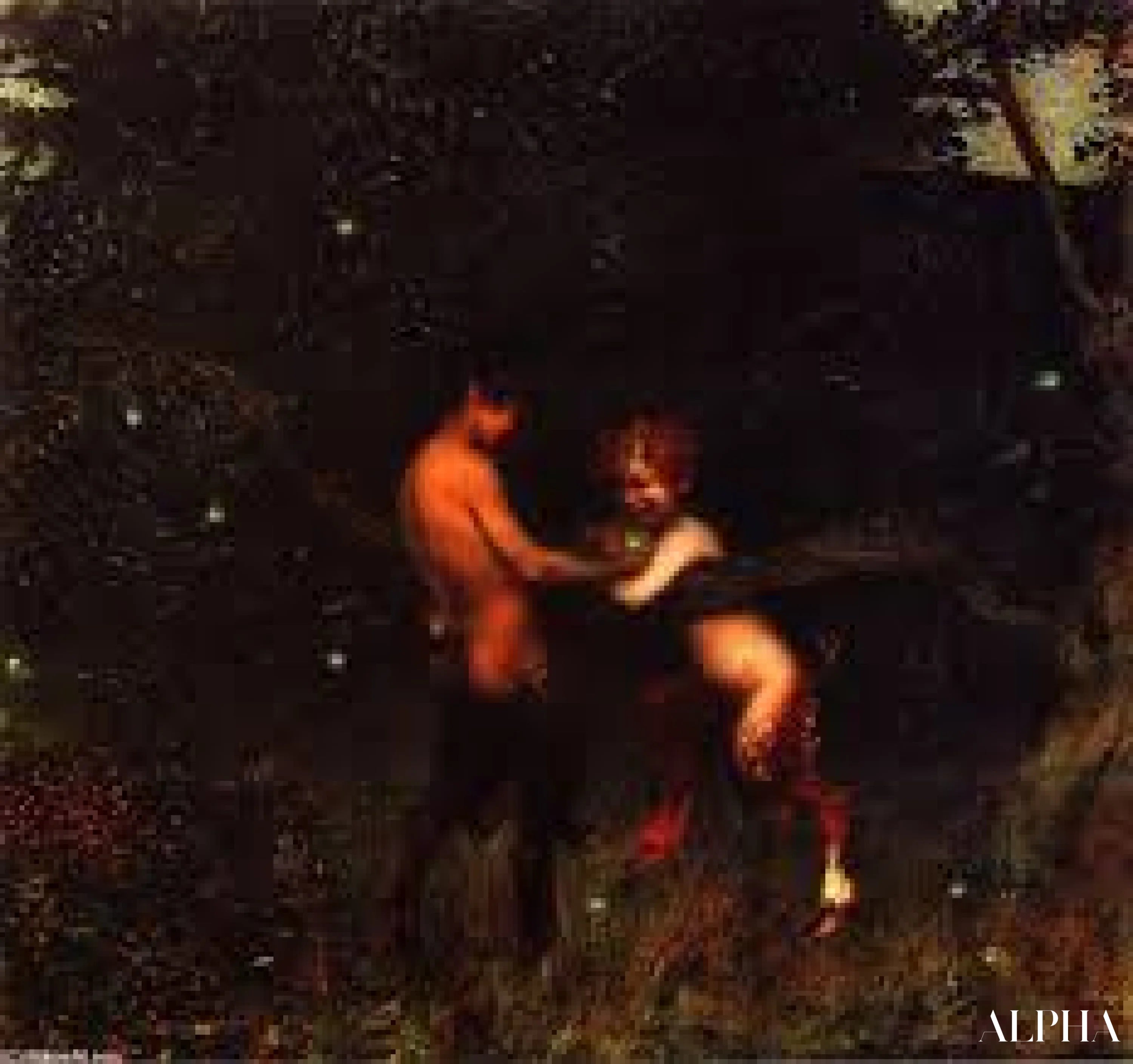 Reproduction du tableau « Vers luisants - Franz Von Stuck » par Alpha Reproduction en peinture à l’huile