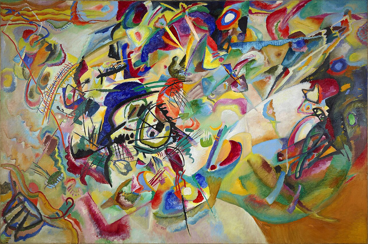 Wassily Kandinsky, Composition VII, basculement vers l'abstraction moderne