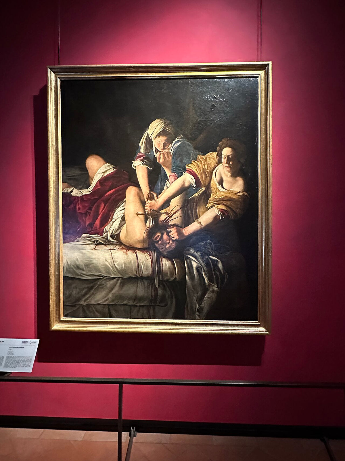 Artemisia Gentileschi, Judith décapitant Holopherne