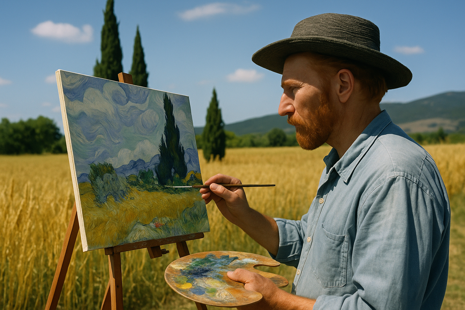 Vincent van Gogh Saint-Rémy-de-Provenceissa: Teokset, Historia ja Etelän Valo