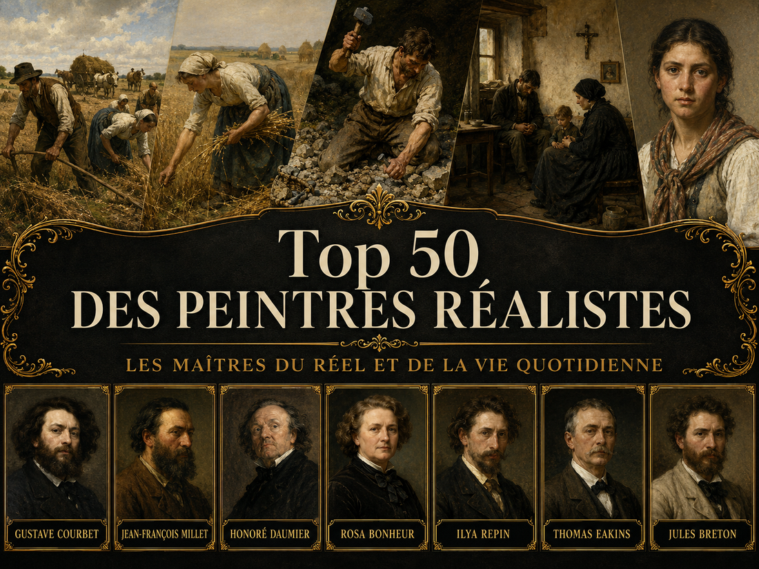 Top 50 peintres réalistes célèbres : sans filtre
