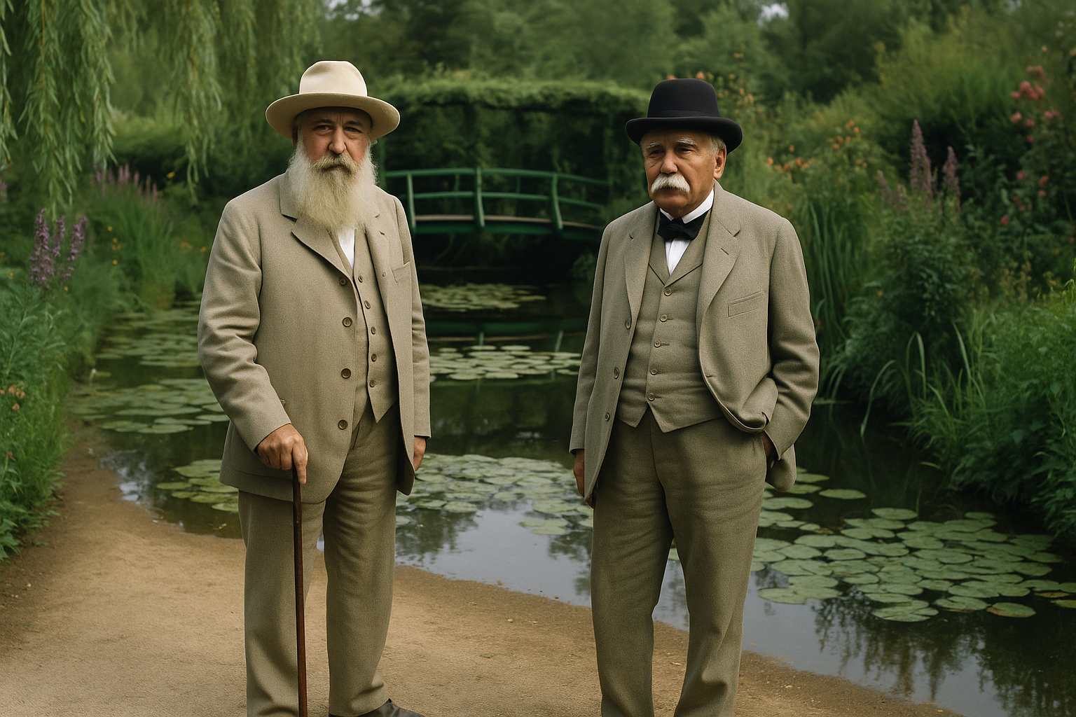 Monet ja Clemenceau: Kaksi jättiläistä, sama intohimo taiteeseen