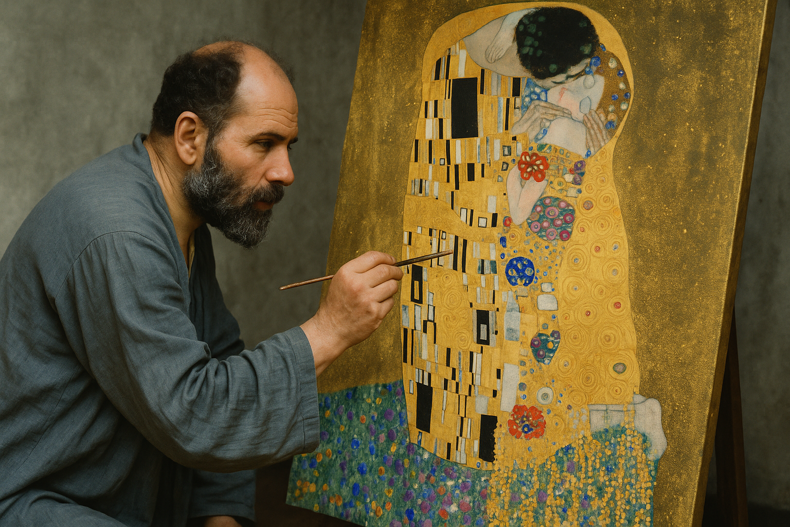 Le Baiser de Gustav Klimt – Analyse, Histoire & Reproduction Peinte à la Main